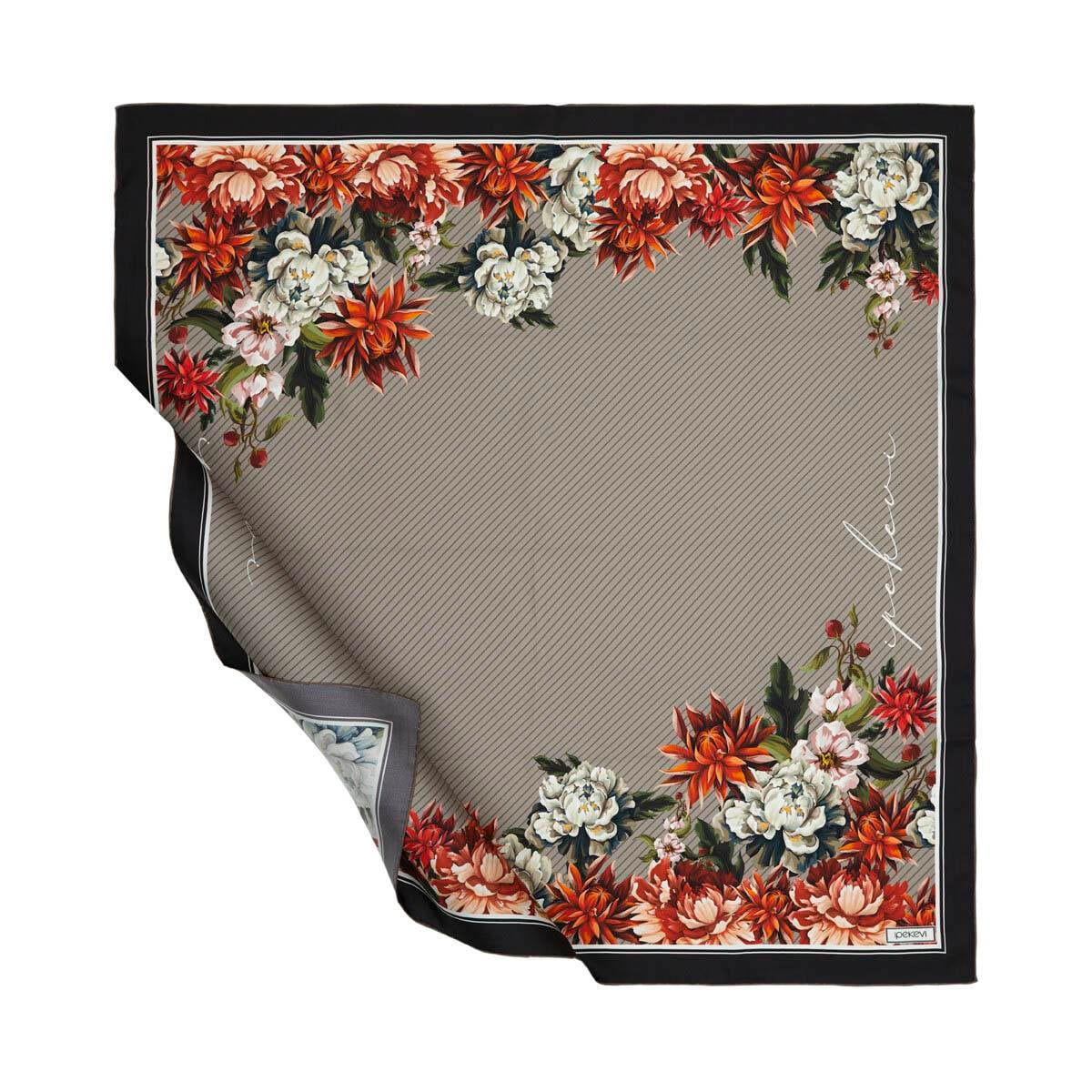 ipekevi Eşarp 01255 KOYU TAŞ