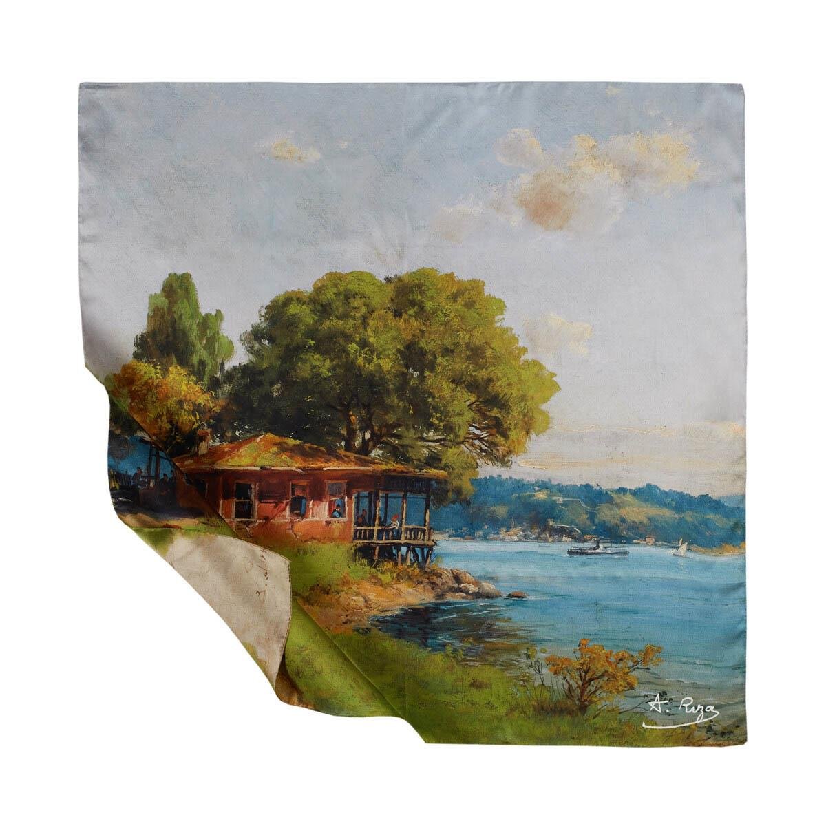 ipekevi İstanbul Tivil İpek Eşarp 0114600000017 Çok Renkli