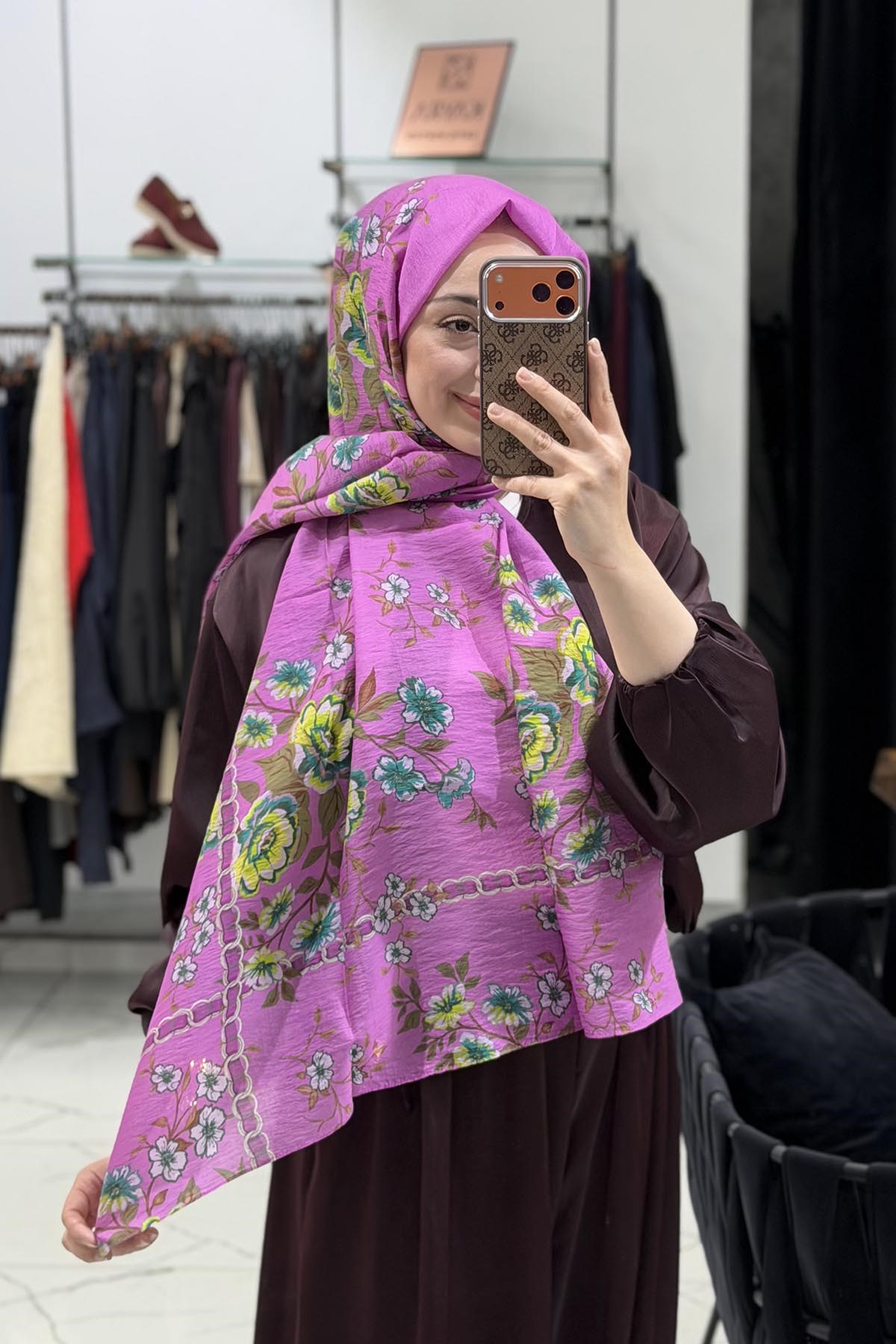 ipekevi Tensoft Şal 02370 Lilyum - Pembe