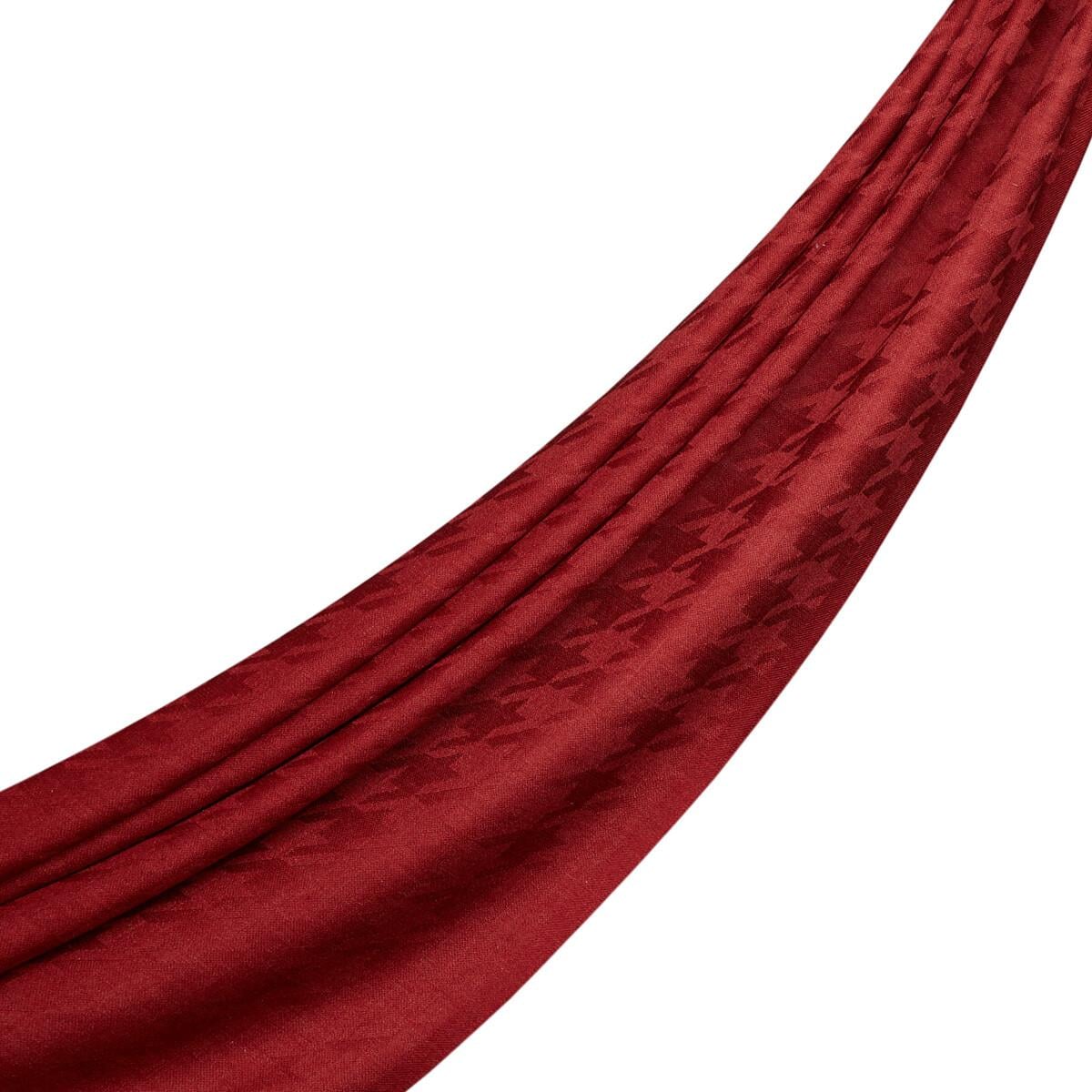 ipekevi Yün Şal 05677 Bordo
