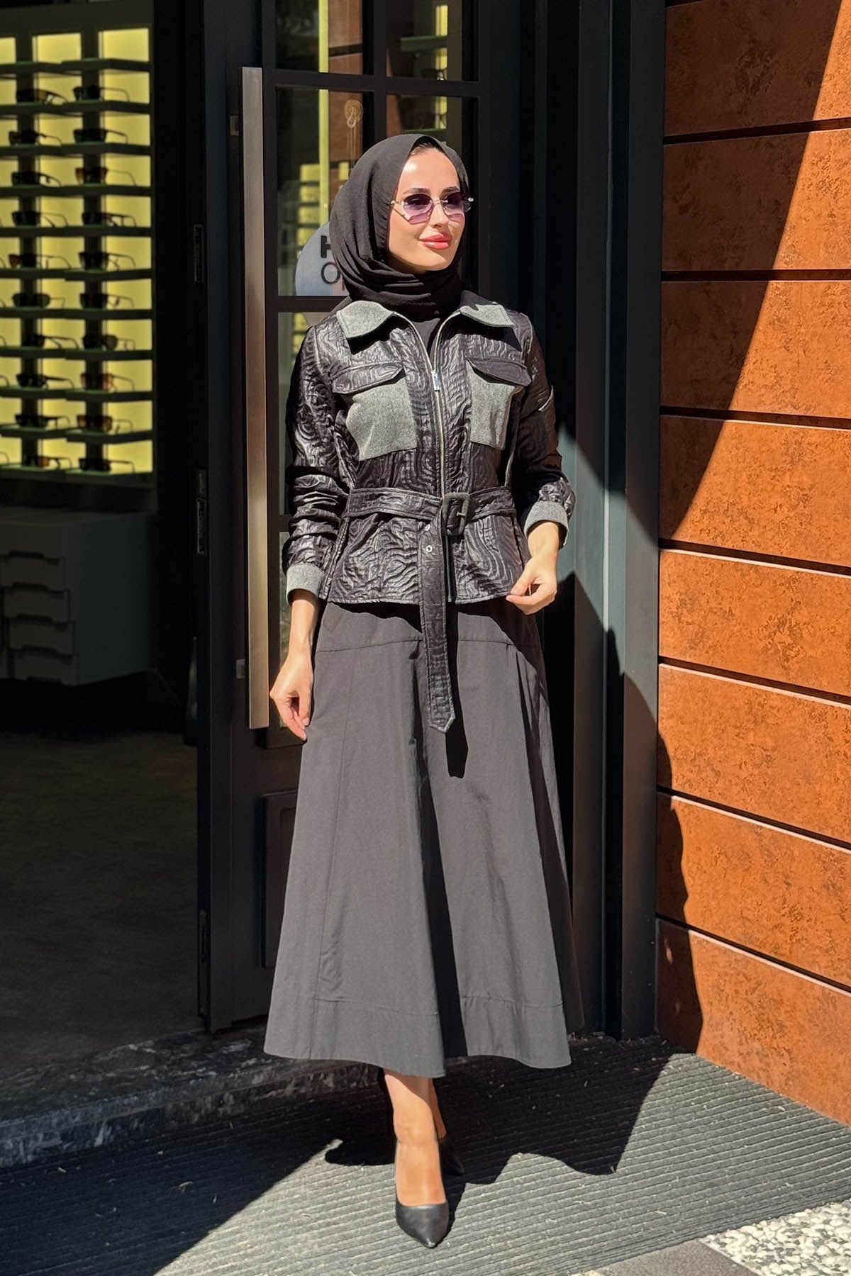 KAYRA Ceket KA-A26-13053 Siyah
