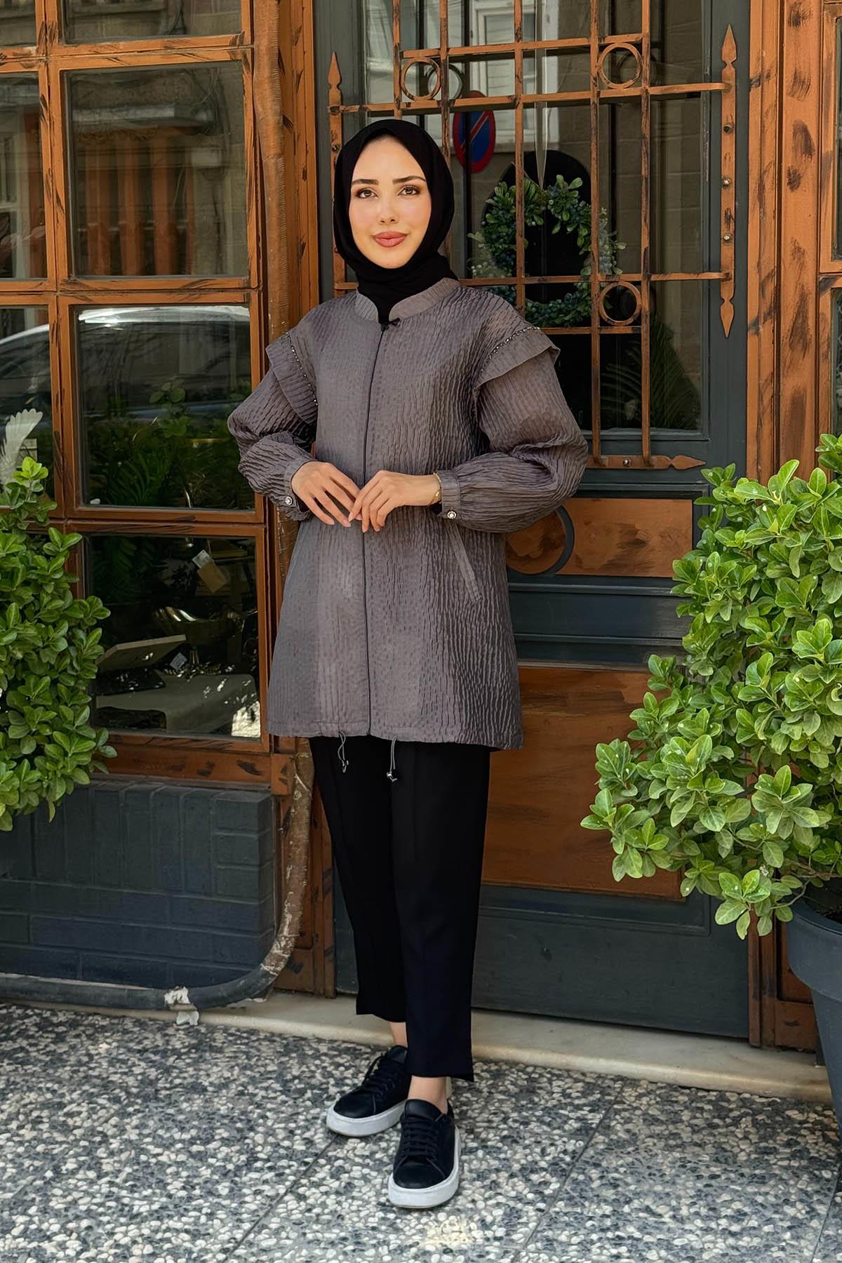 KAYRA Ceket KA-B25-13100 Füme