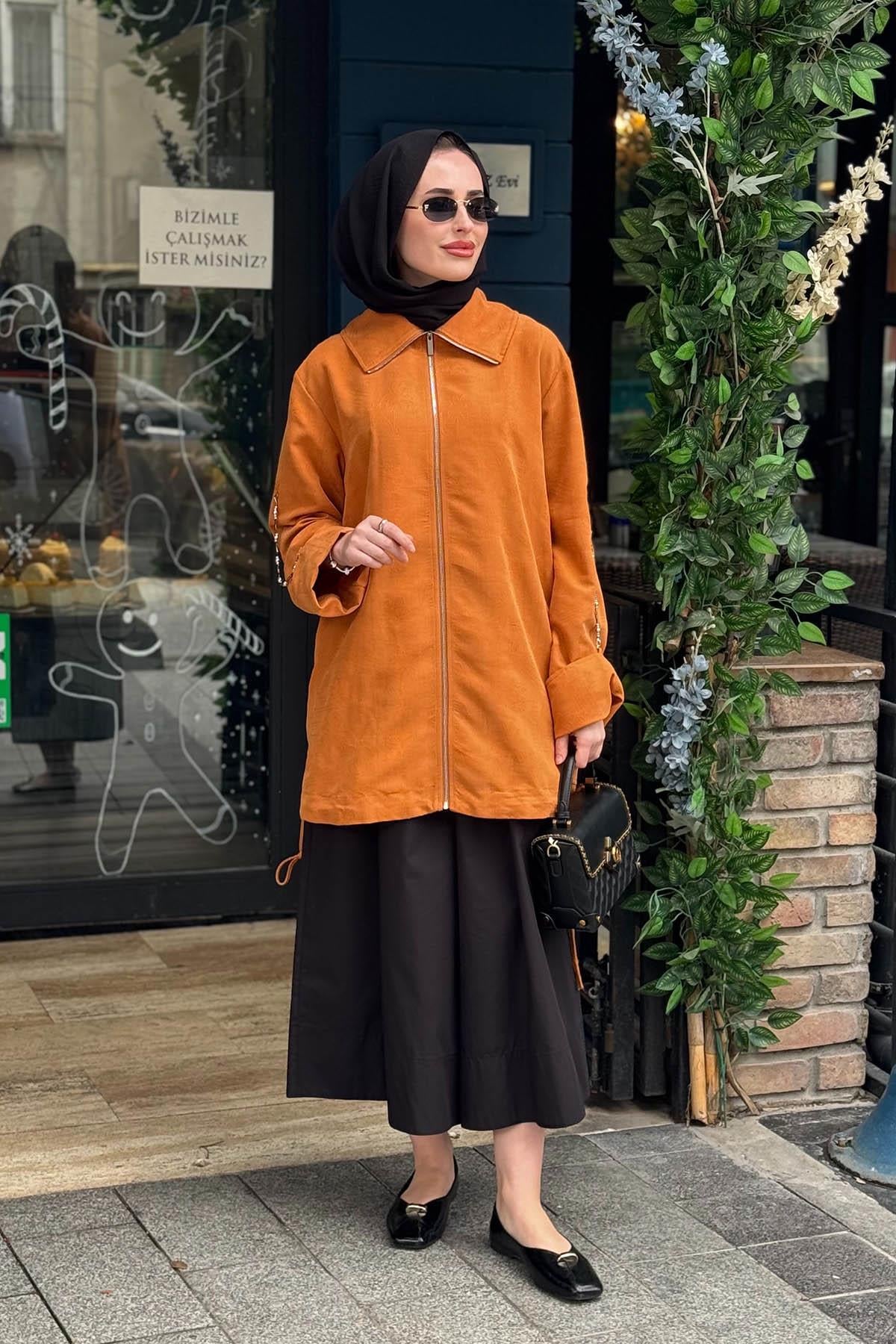 KAYRA Ceket KY-B26-73024 Tarçın