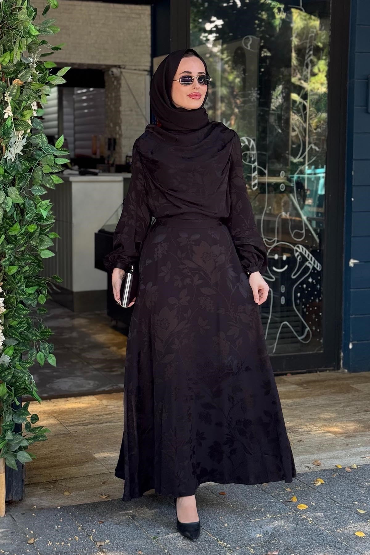 KAYRA Elbise KA-B26-23014 Siyah