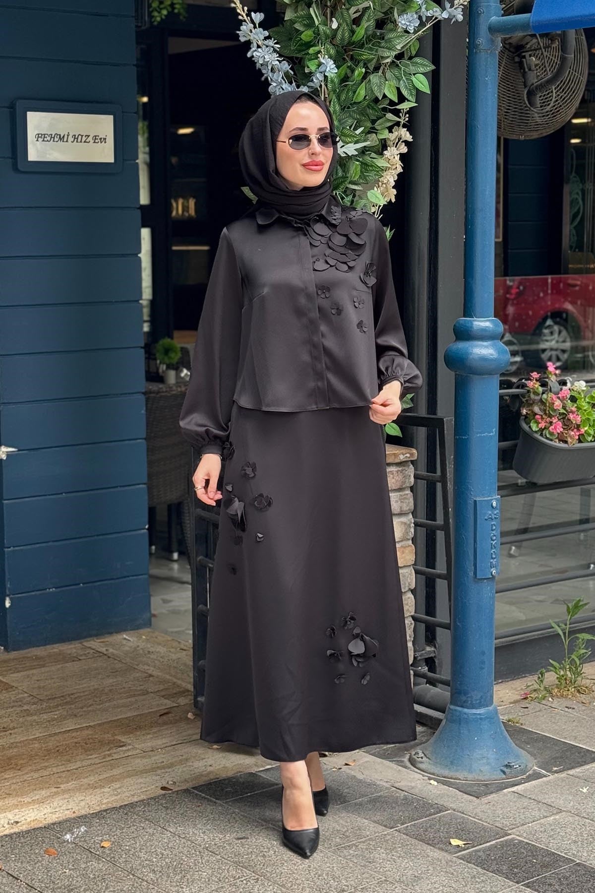 Kayra Etekli Takım KA-B26-16069 Siyah