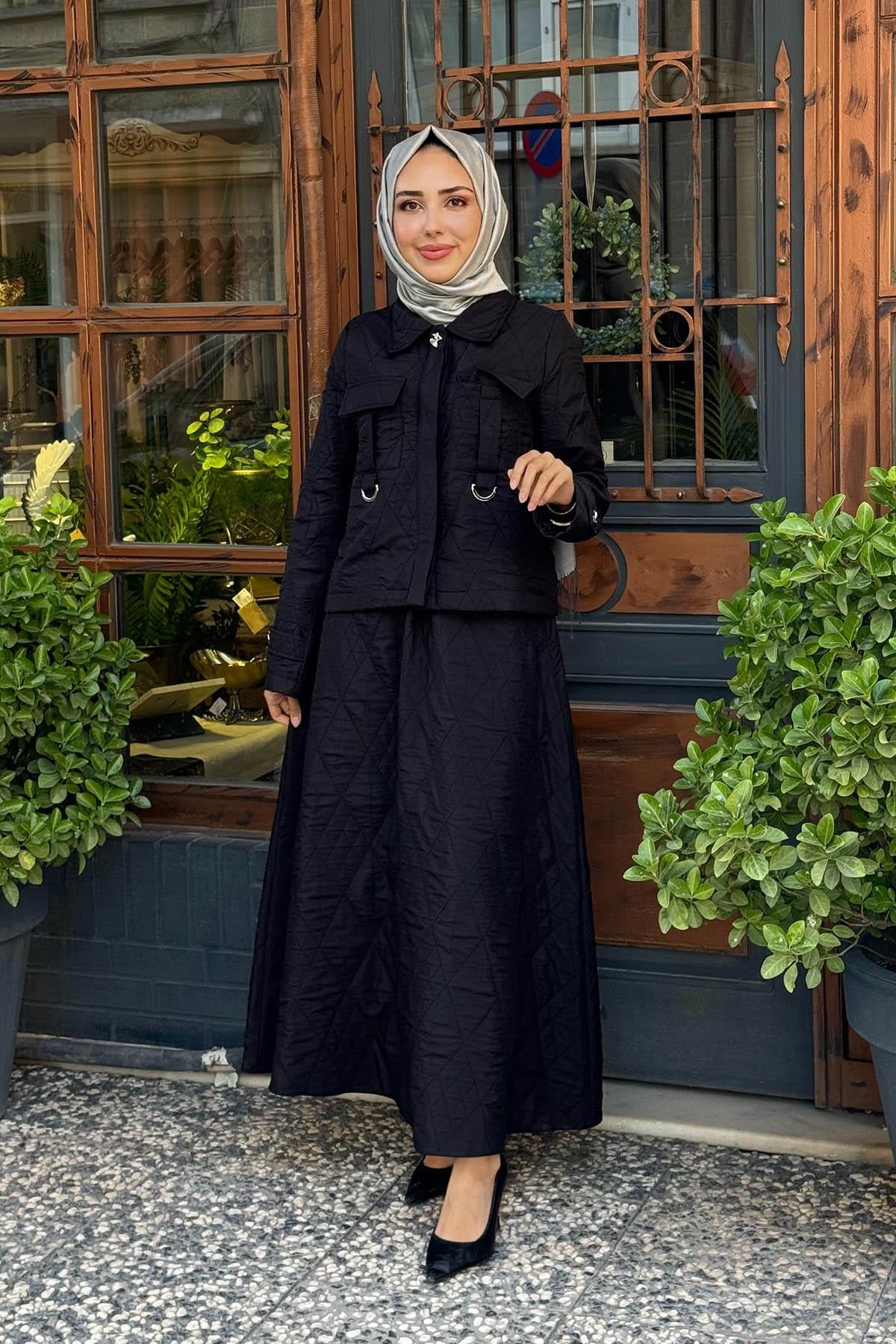 KAYRA Etekli Takım KY-A25-76013 Siyah