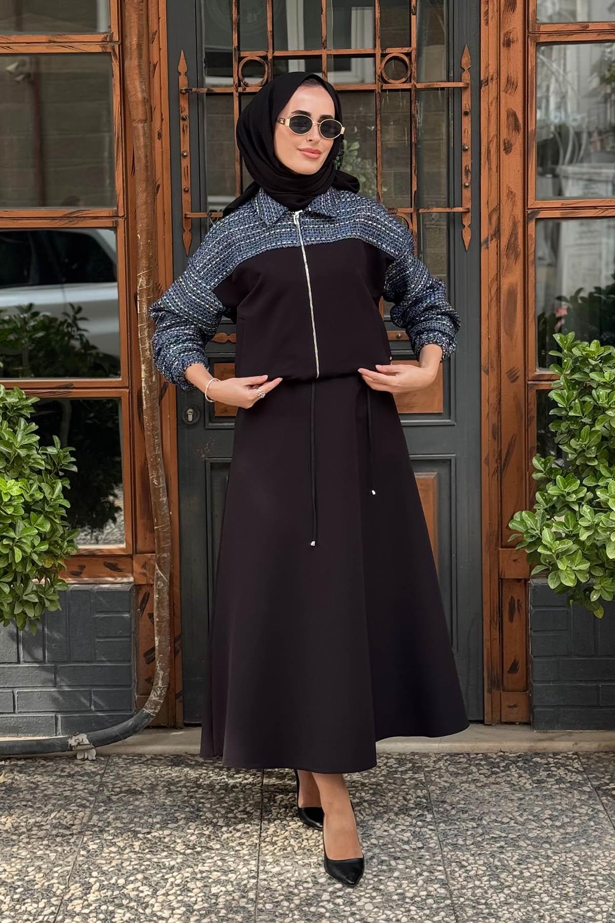 KAYRA Etekli Takım KY-A25-76021 Siyah