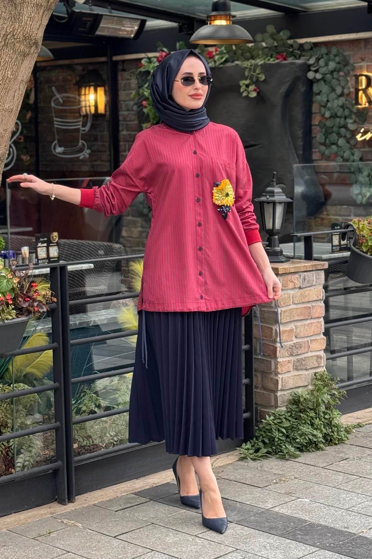 KAYRA Tunik KY-B26-81013 Kırmızı