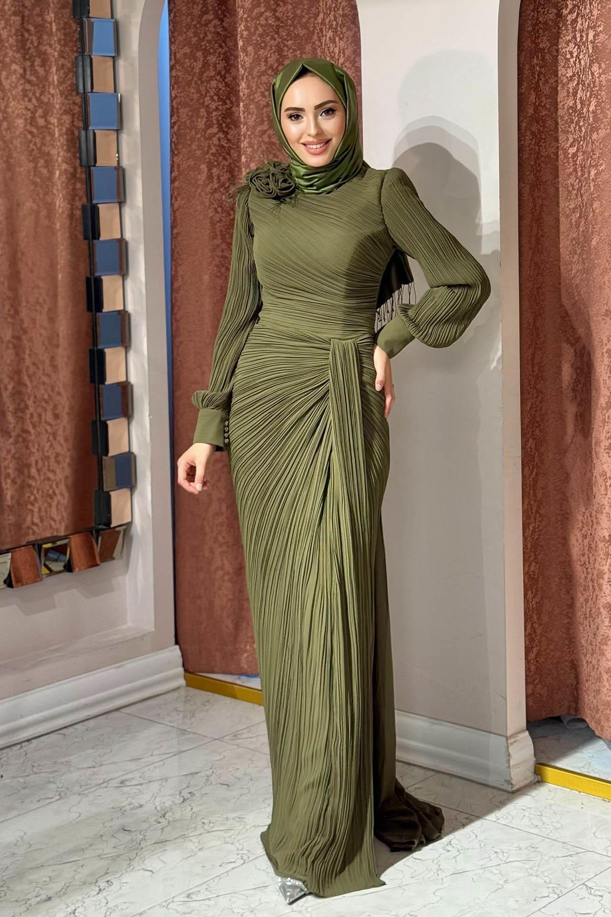 KENZEL Abiye 25209 Haki