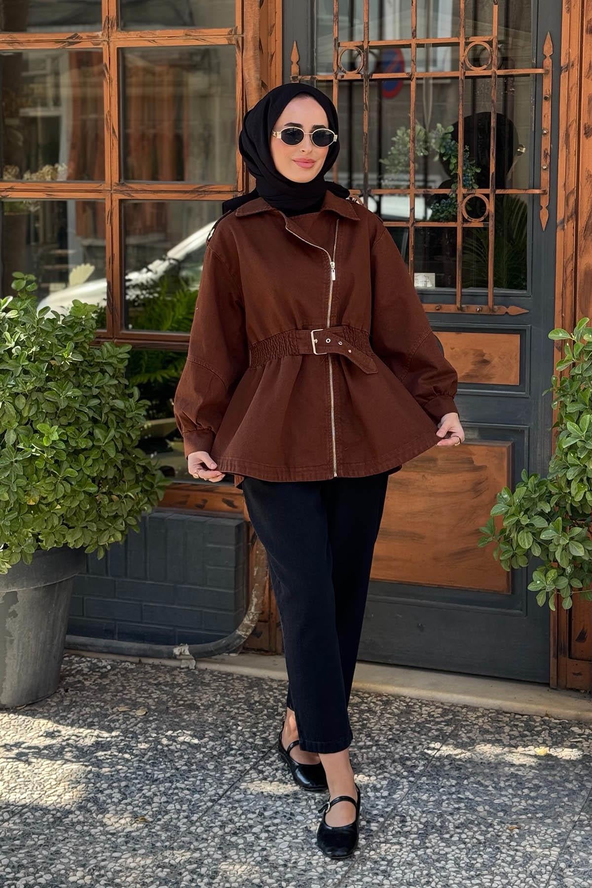 MAGAZİN Ceket 7306 Kahve