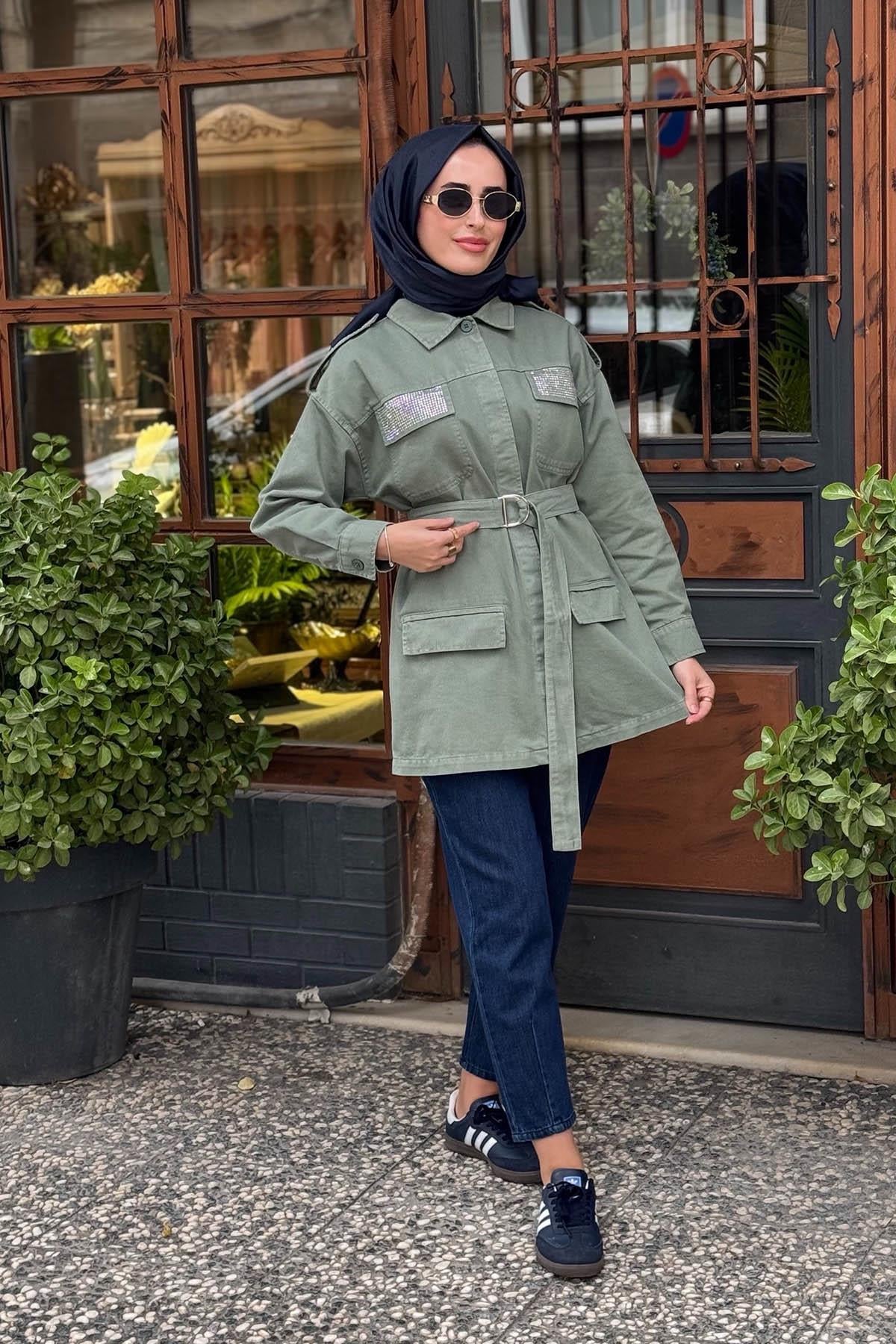MAGAZİN Ceket 7414 Yeşil