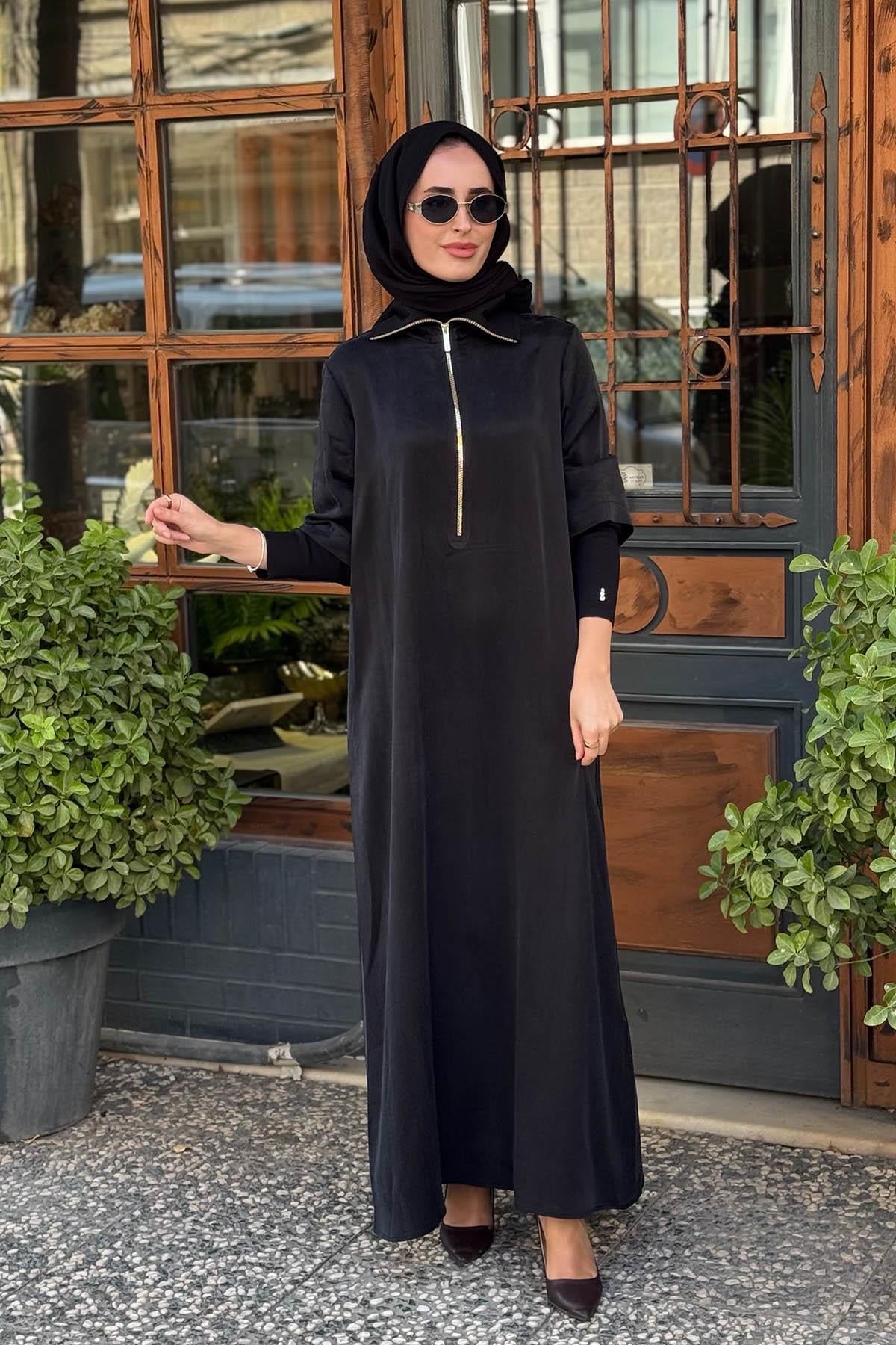 MISS DALİDA Elbise T26K-4006 Siyah