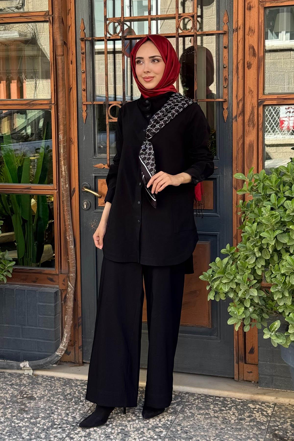 MİSS DALİDA Kap T25PF-3011 Siyah