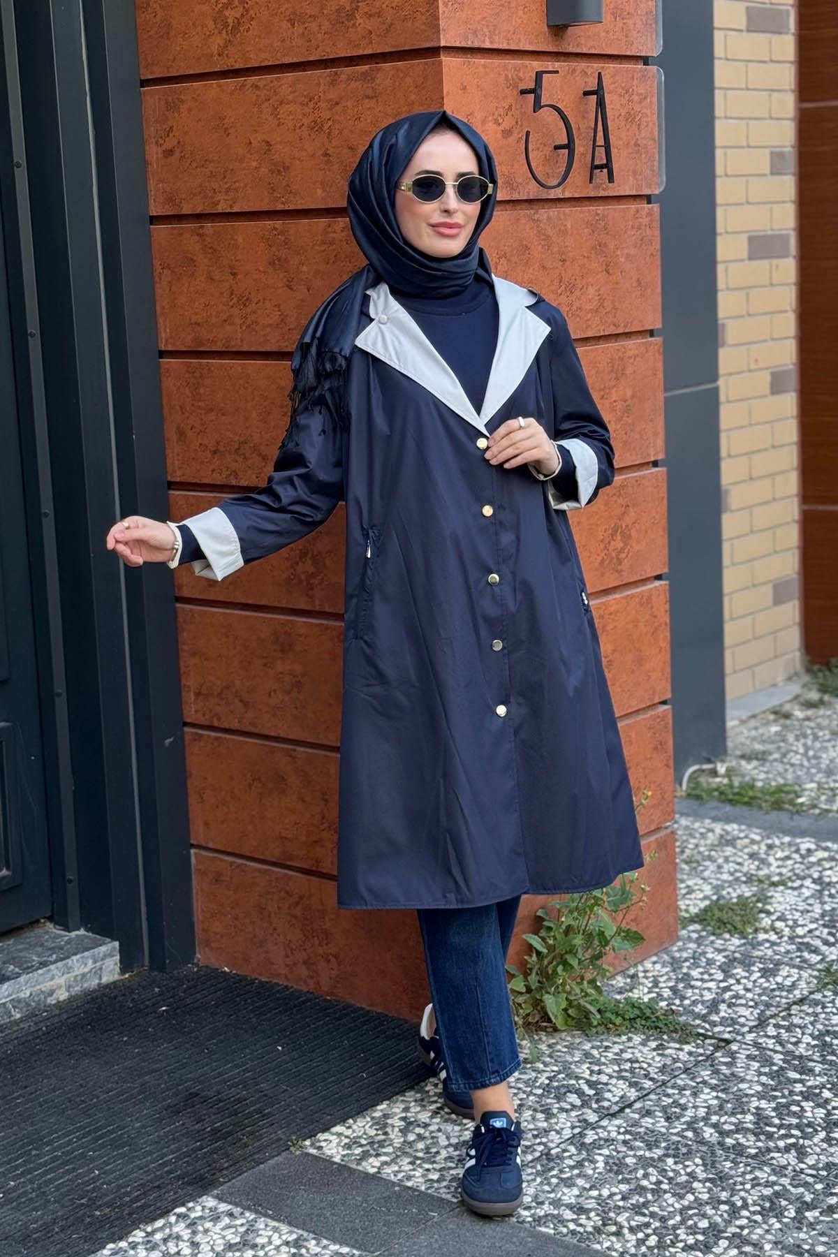 MISS DALİDA Kap T25PF-8012 Lacivert