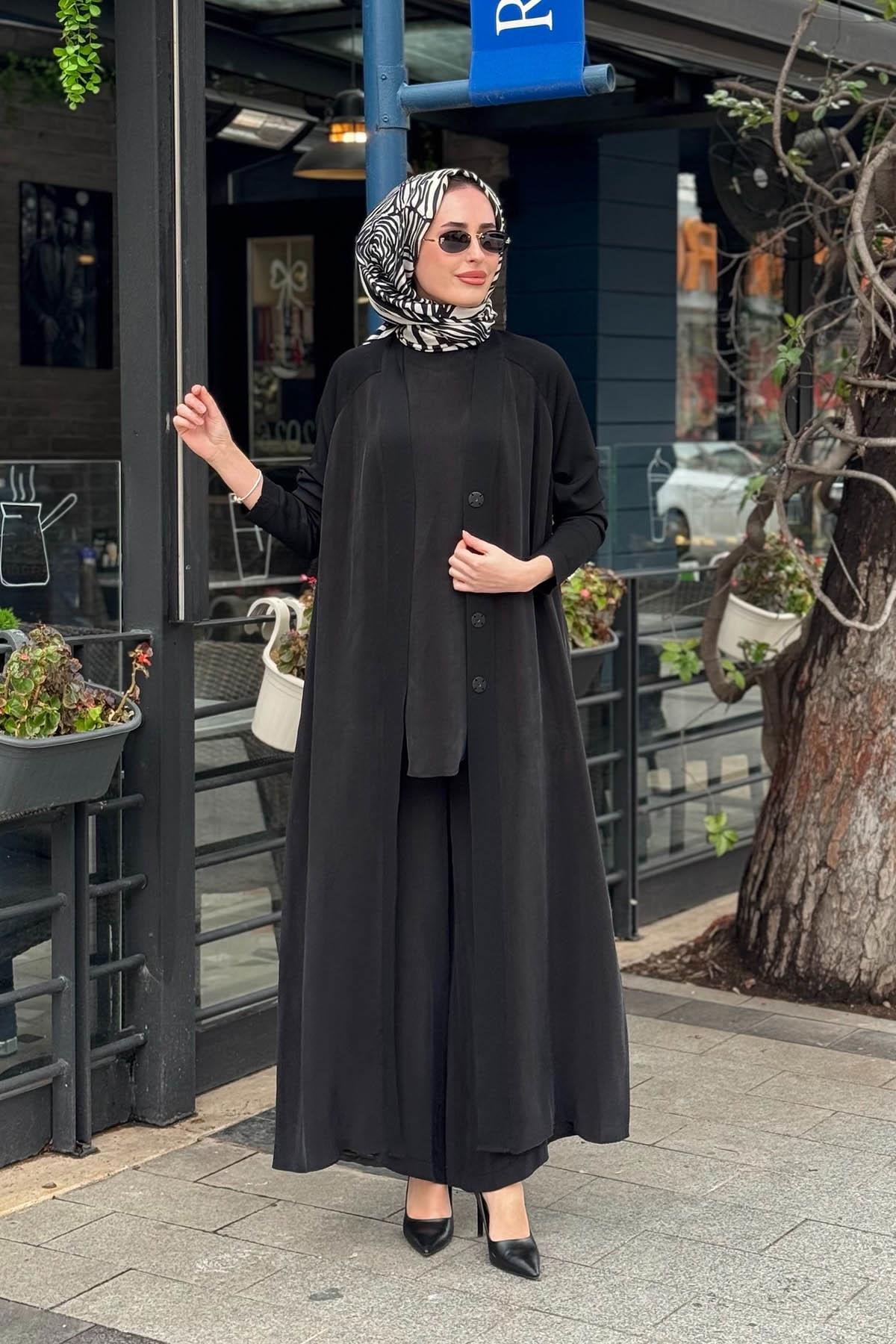 MİSS DALİDA Kap T26Y-9000 Siyah