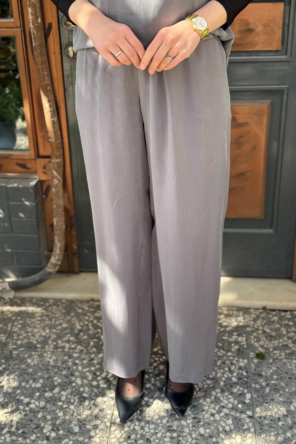 MİSS DALİDA Pantolon T25Y-7007 Gri