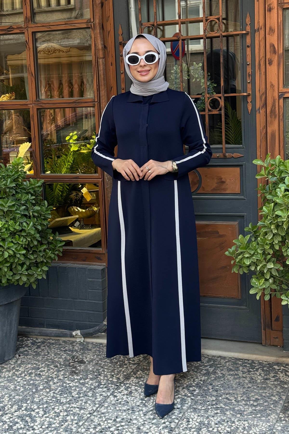 MİSS DALİDA Triko Hırka T25PF-9010 Lacivert