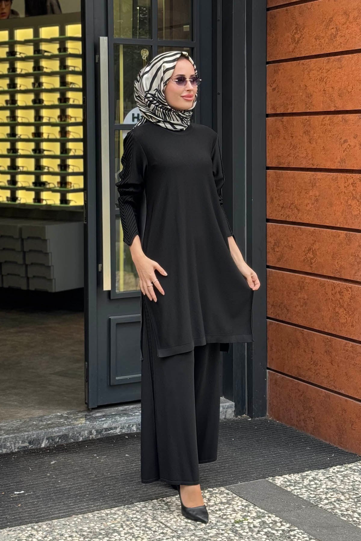 MİSS DALİDA Triko Tunik 3266006 Siyah