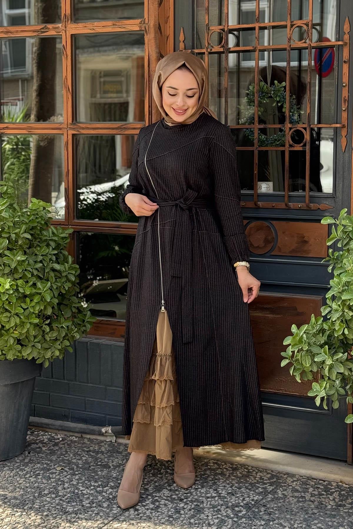 MissWhence Elbise 38812 Siyah