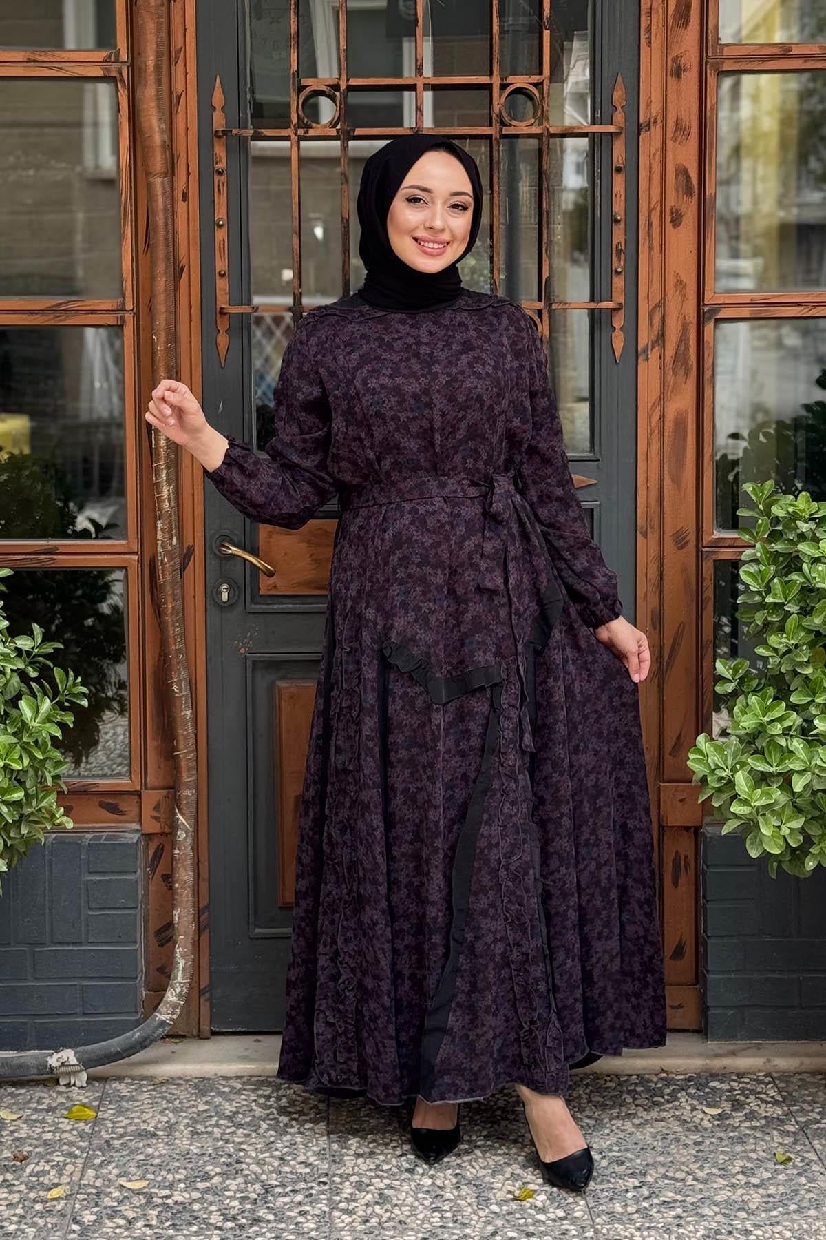MissWhence Elbise 38829 Bordo