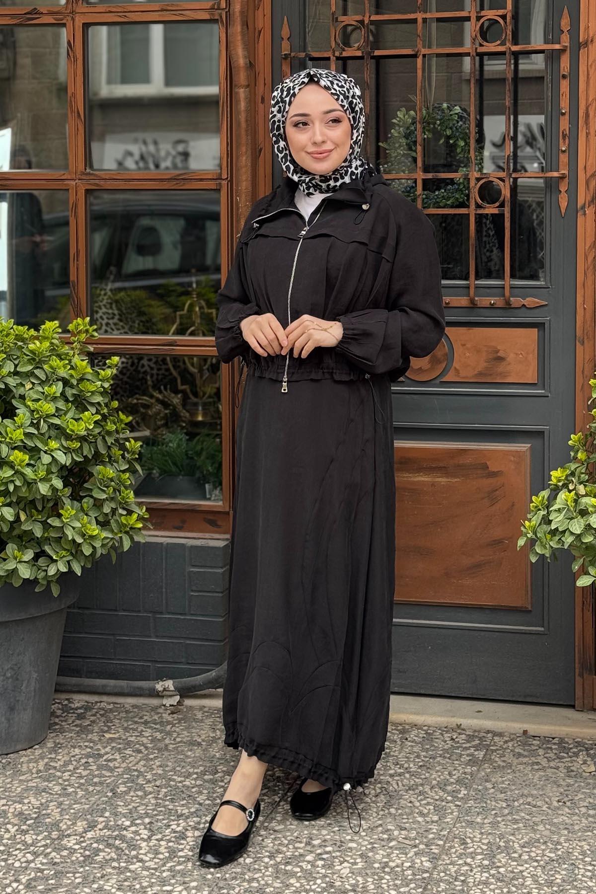 MissWhence Etekli Takım 37200 Siyah