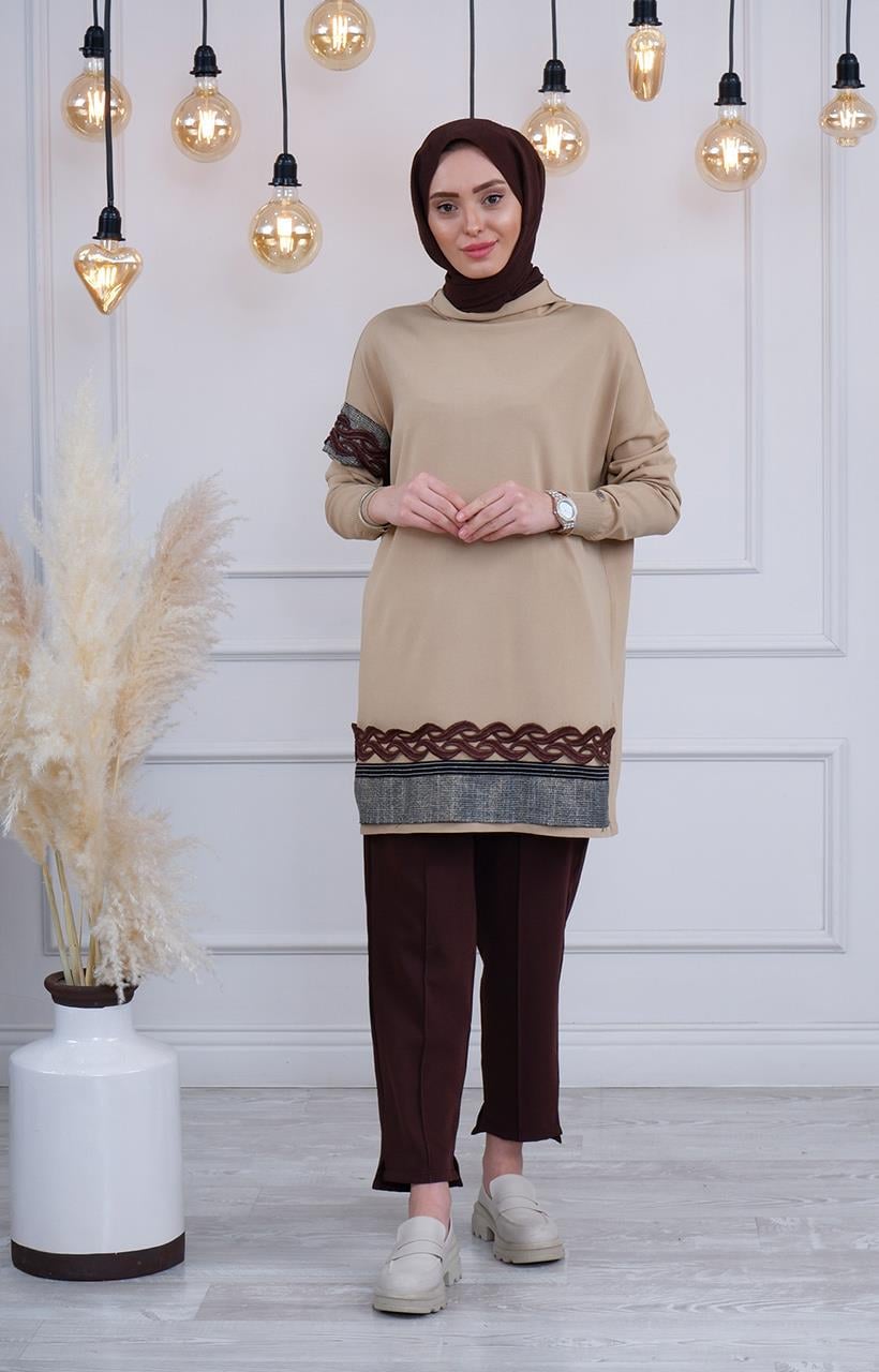 MissWhence Triko Tunik miss226 Camel