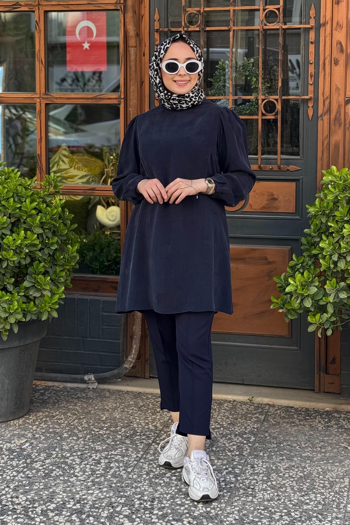 MissWhence Tunik 37025 Lacivert