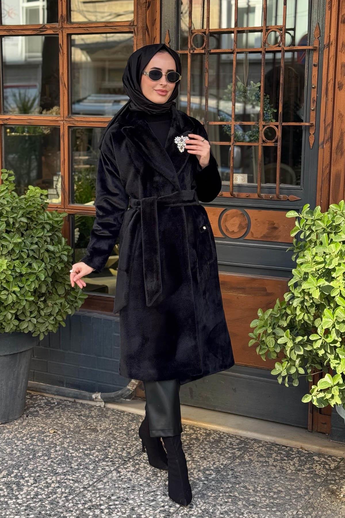 Moodbasic Peluş Kaban MA14.01 Siyah