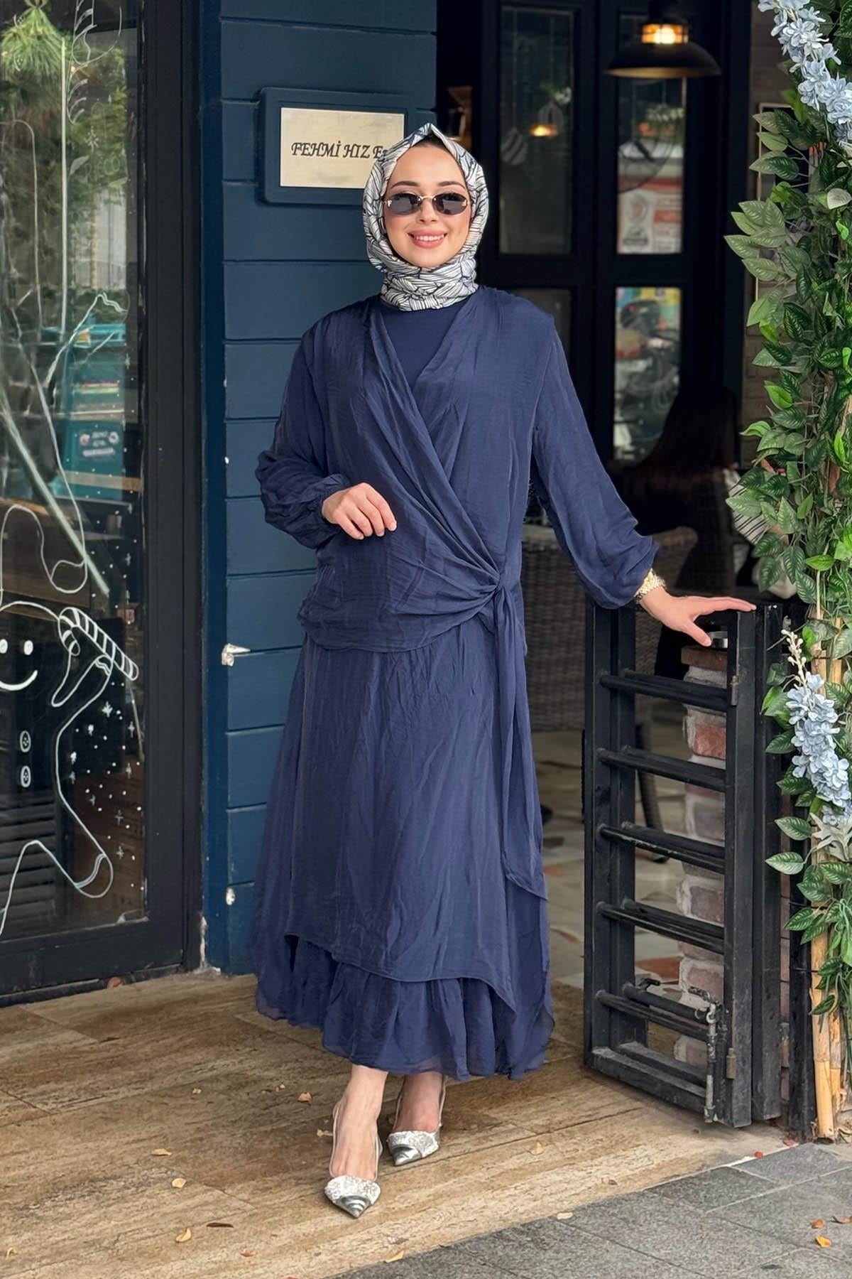MOOR Areum Etekli Takım 26S9013 Lacivert