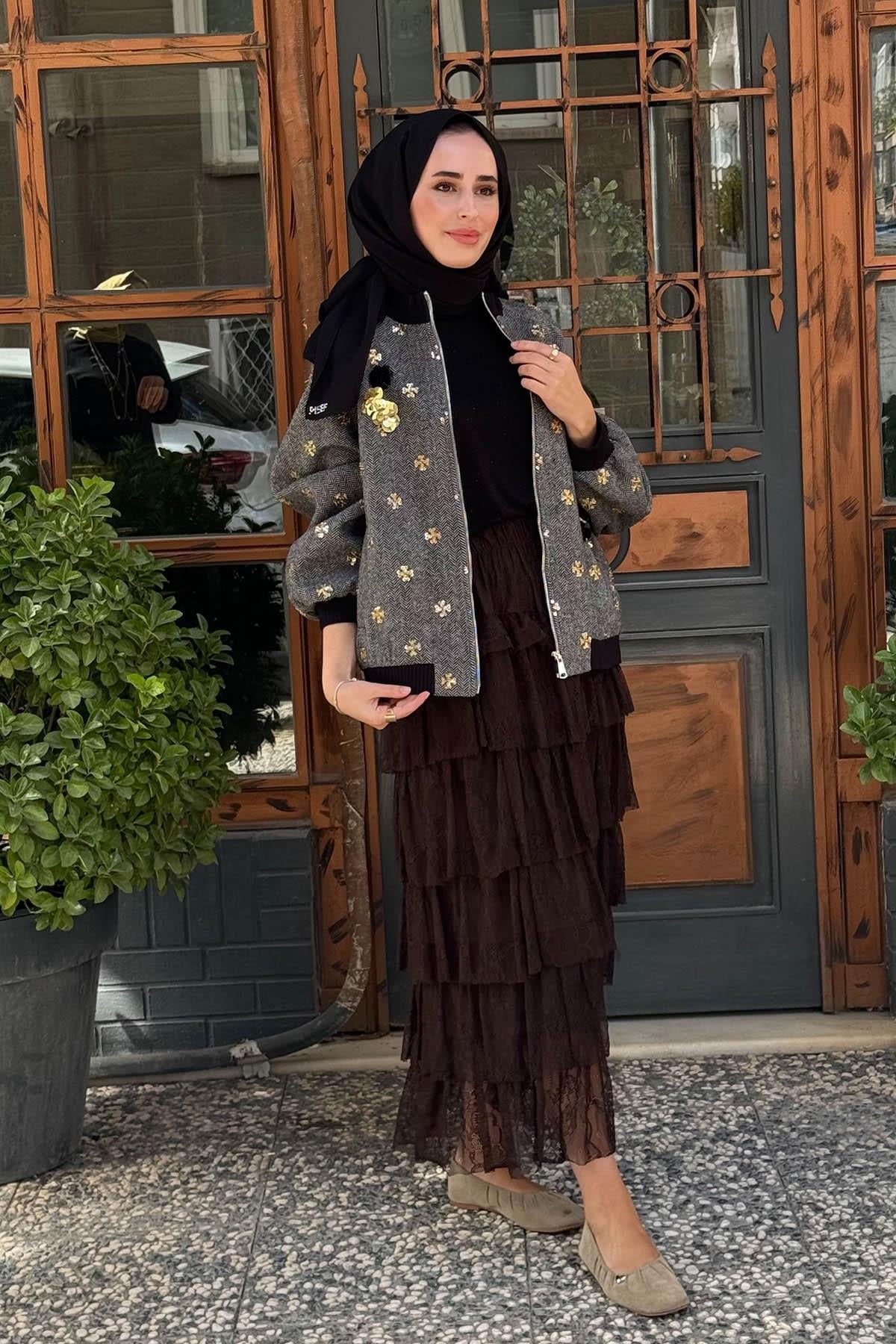 MOOR Ceket 25W6015 Siyah