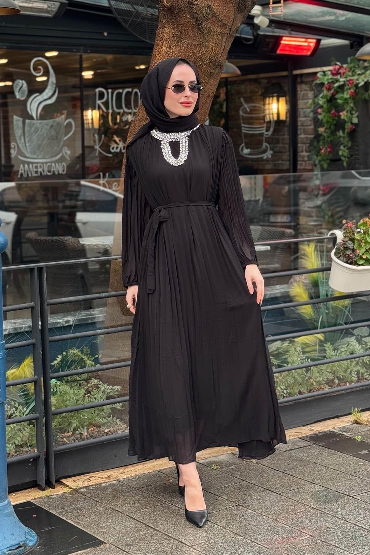 MOOR Elbise 26S5025 Siyah