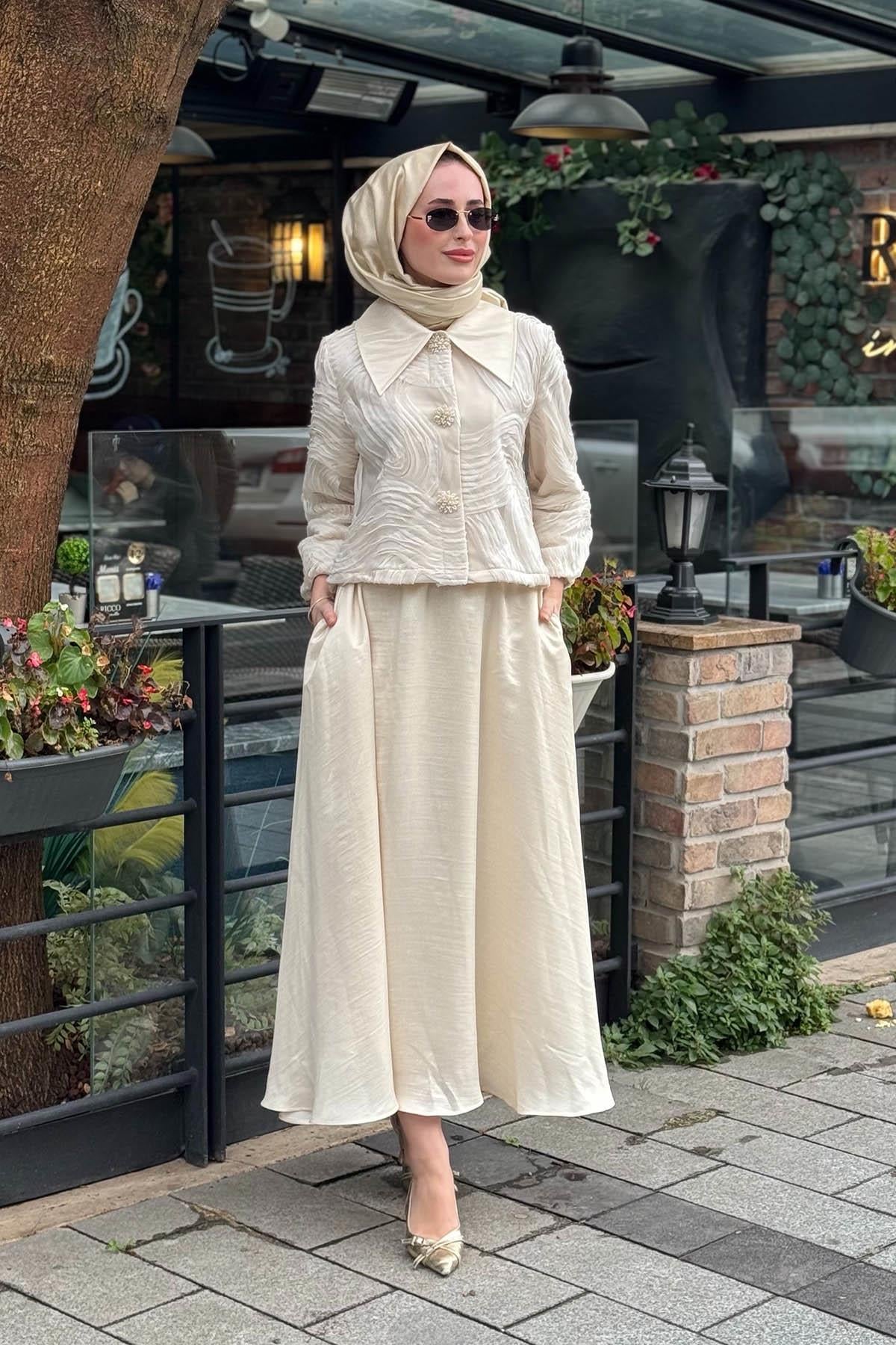 MOOR Etekli Takım 26S4053 Bej