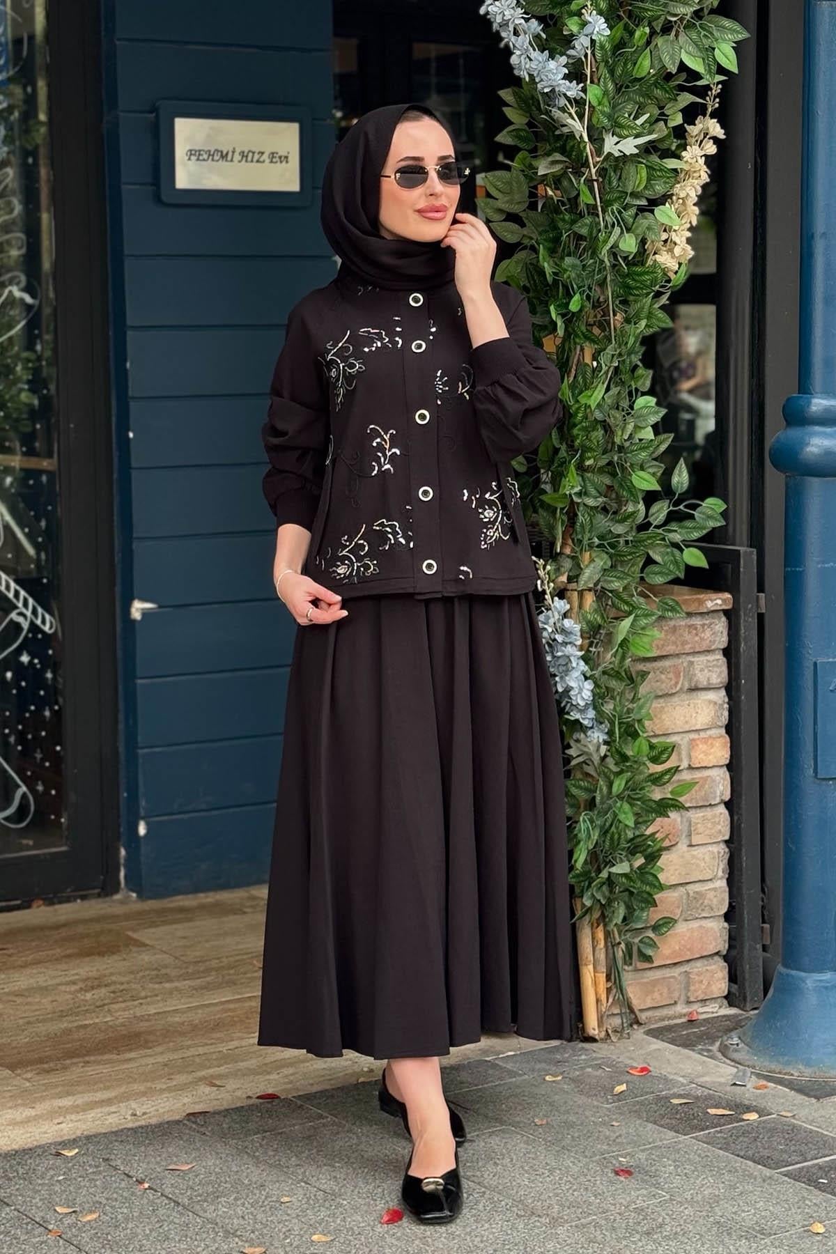 MOOR Etekli Takım 26S4054 Siyah