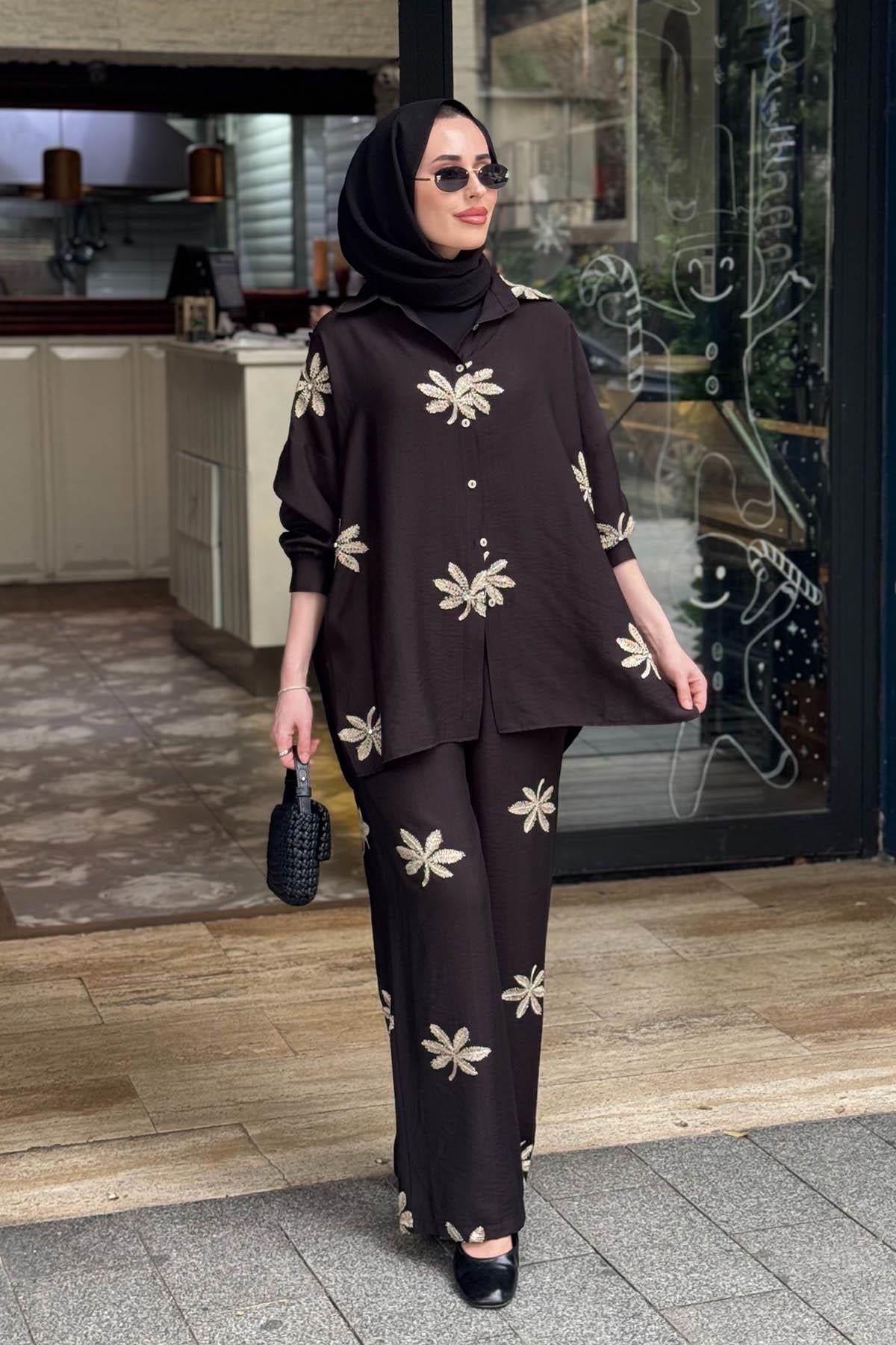 MOOR Legame Pantolonlu Takım 26S4049 Siyah