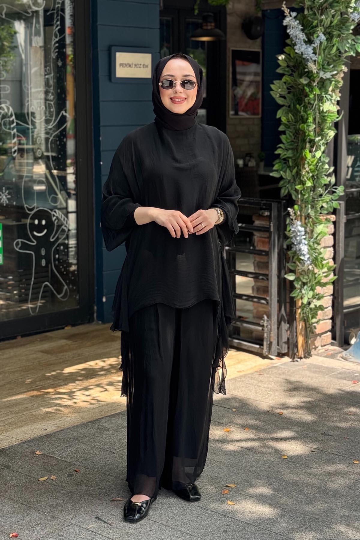MOOR Lugn Pantolonlu Takım 26S9022 Siyah