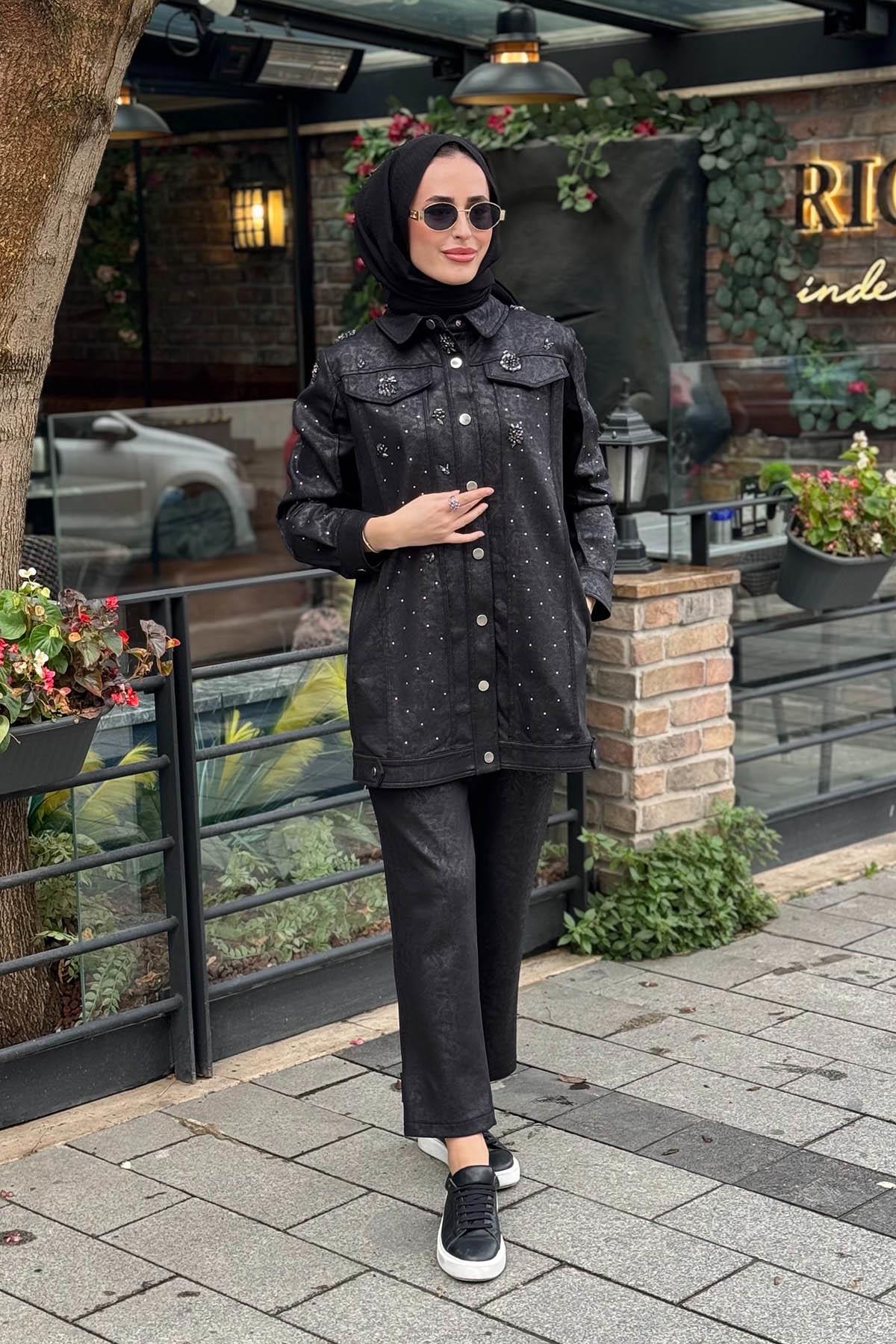 MOOR Pantolonlu Takım 25W4004 Siyah