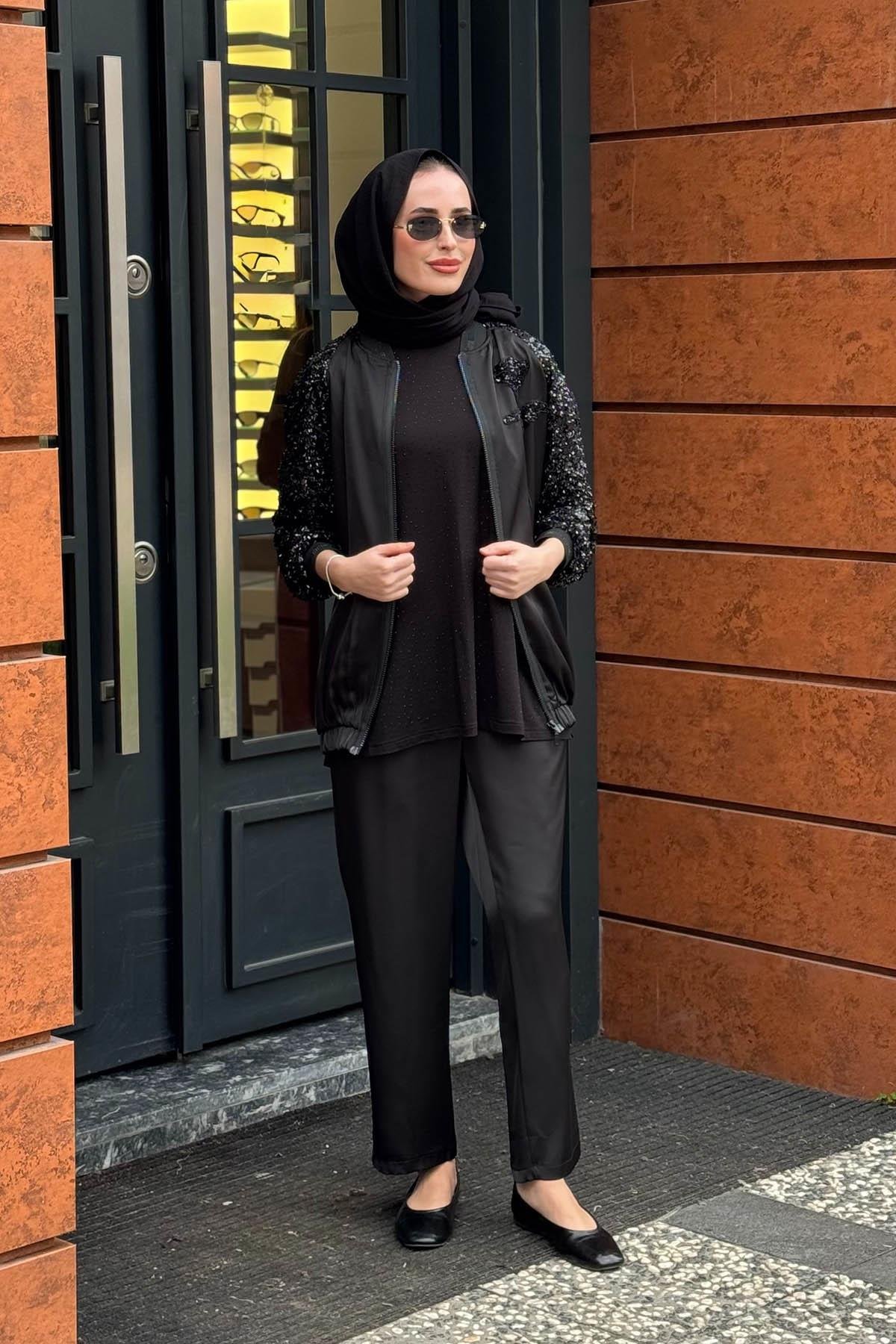 MOOR Pantolonlu Takım 26S4044 Siyah