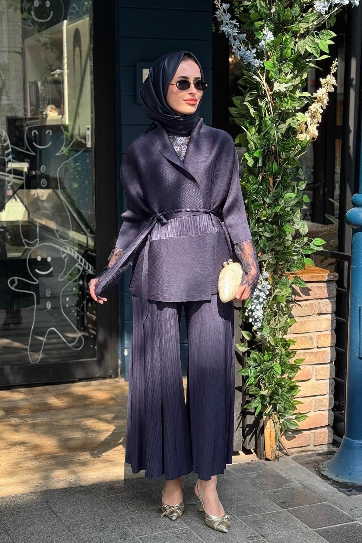 MOOR Pantolonlu Takım 26S4089 Lacivert