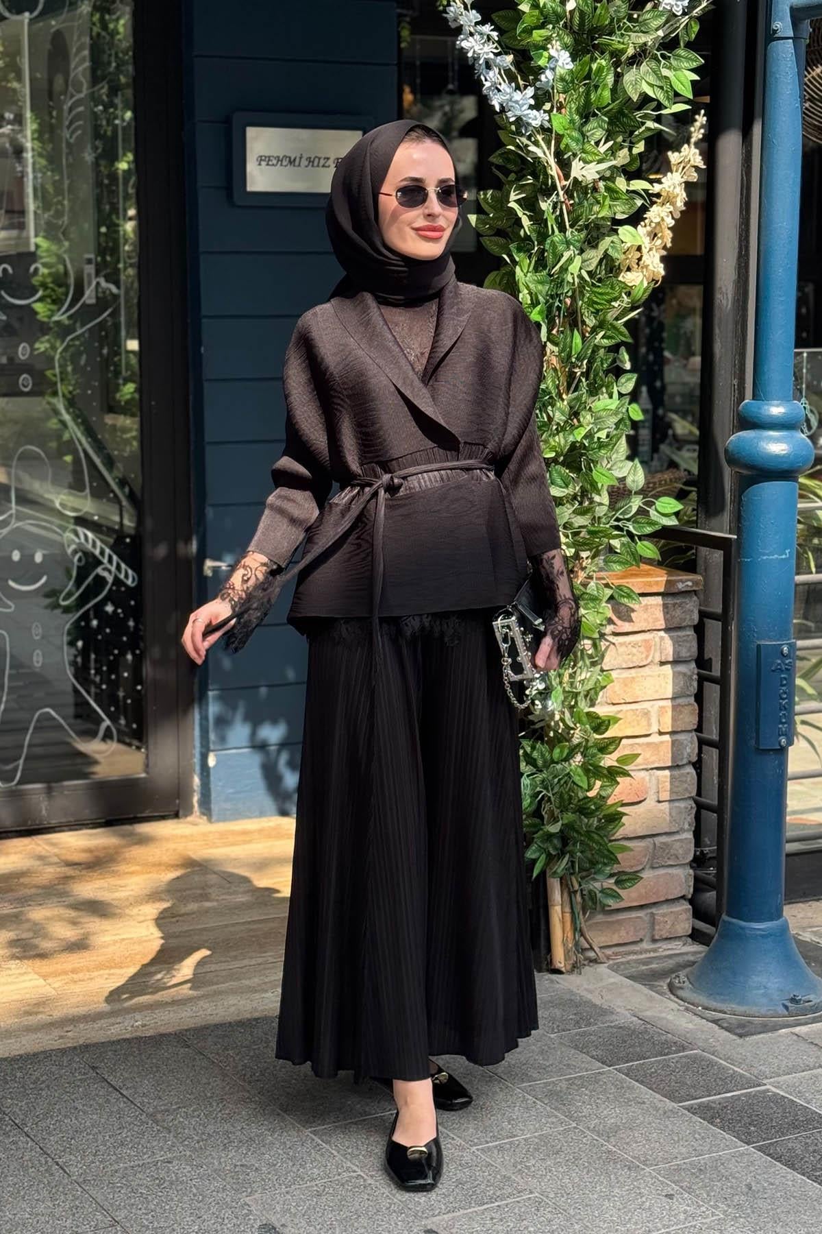 MOOR Pantolonlu Takım 26S4089 Siyah