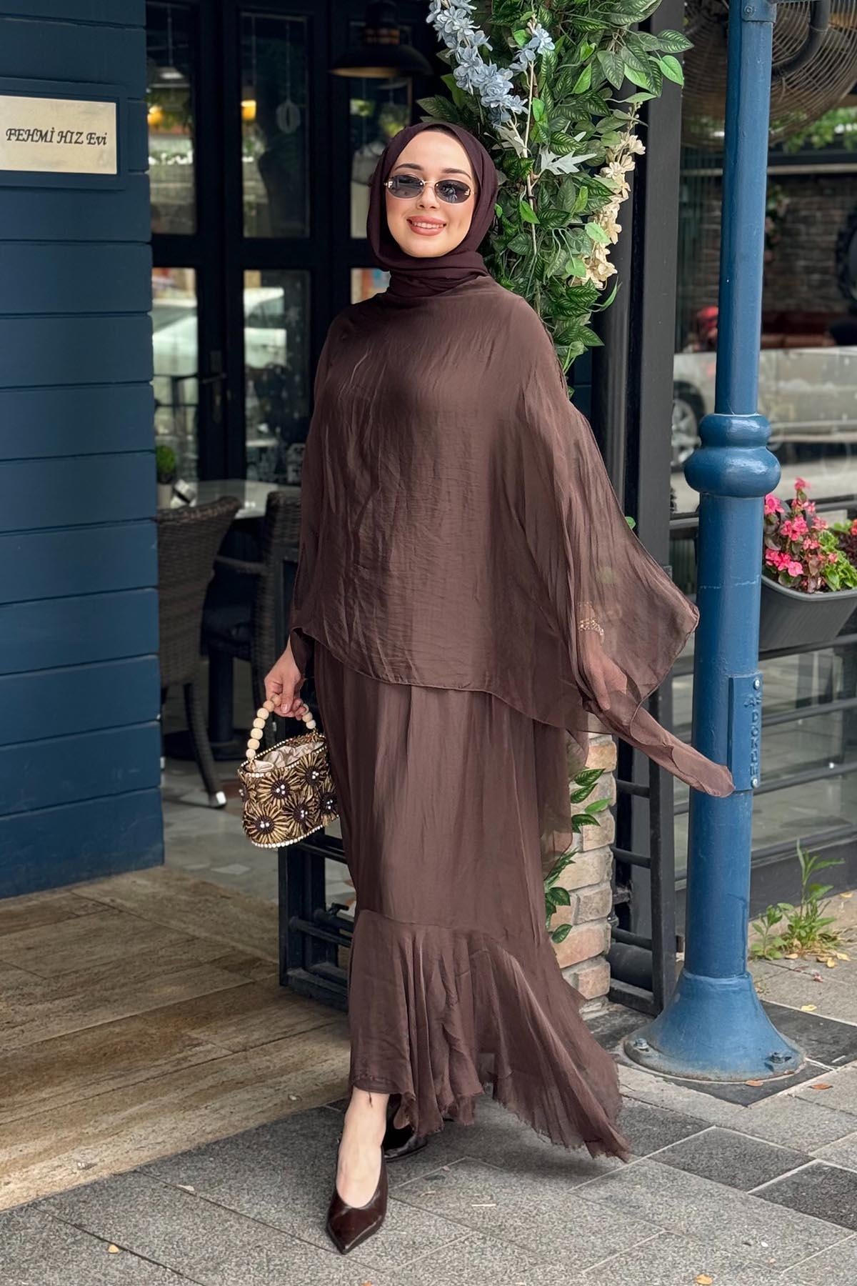 MOOR Shiro Etekli Takım 26S9012 Kahve