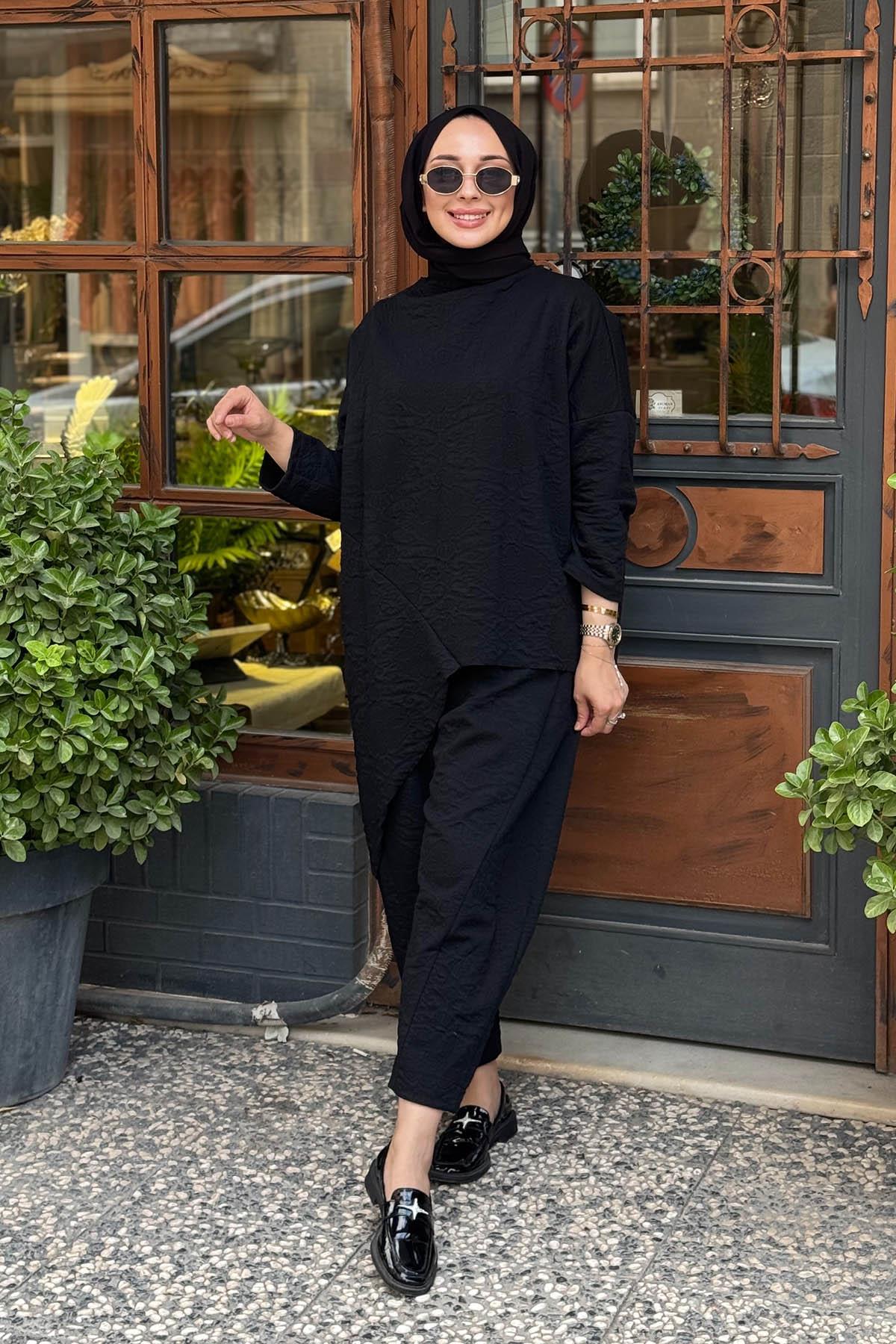 MOOR Vienetta Pantolonlu Takım 25W4014 Siyah