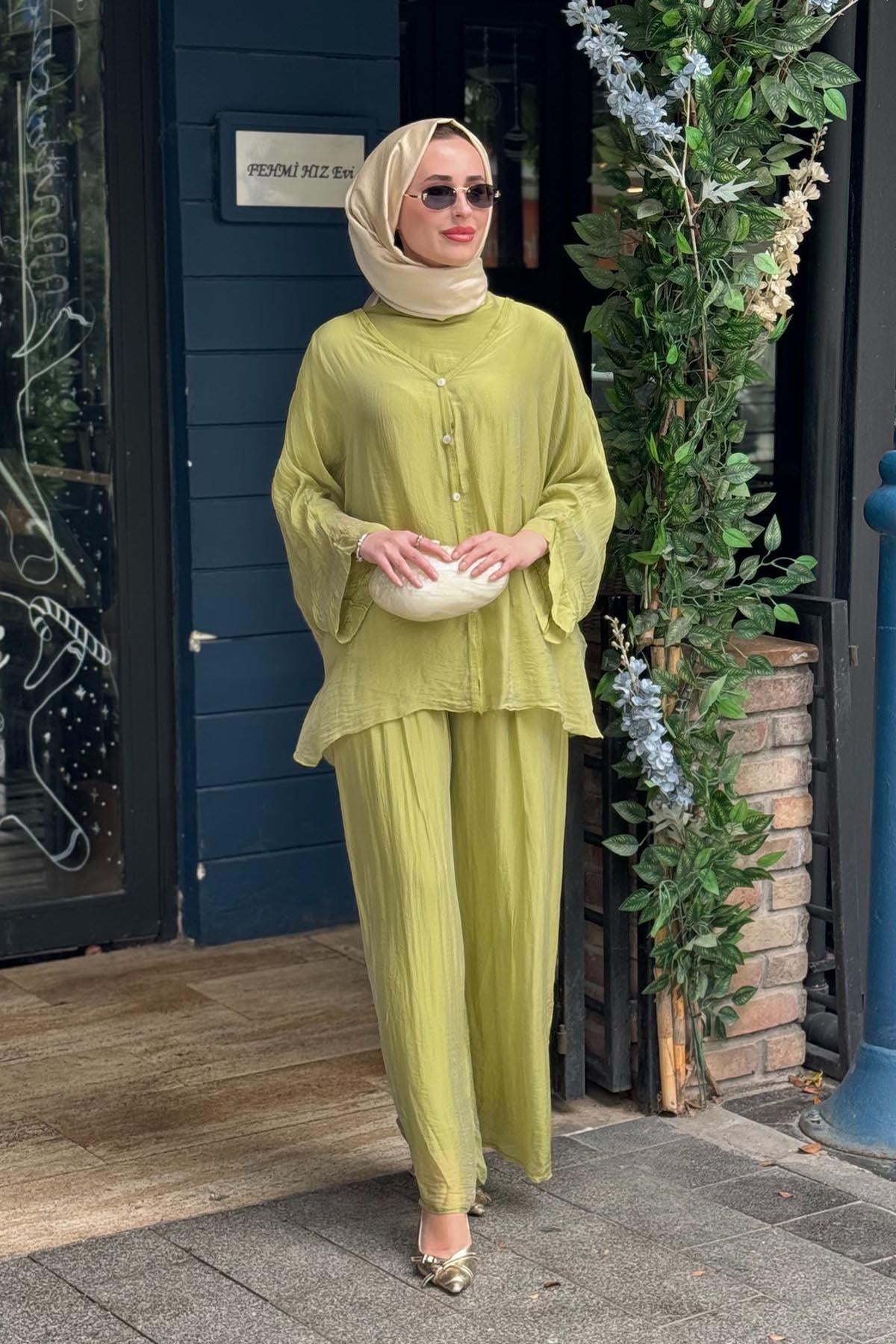 MOOR Yume Pantolonlu Takım 26S9020 Oliv