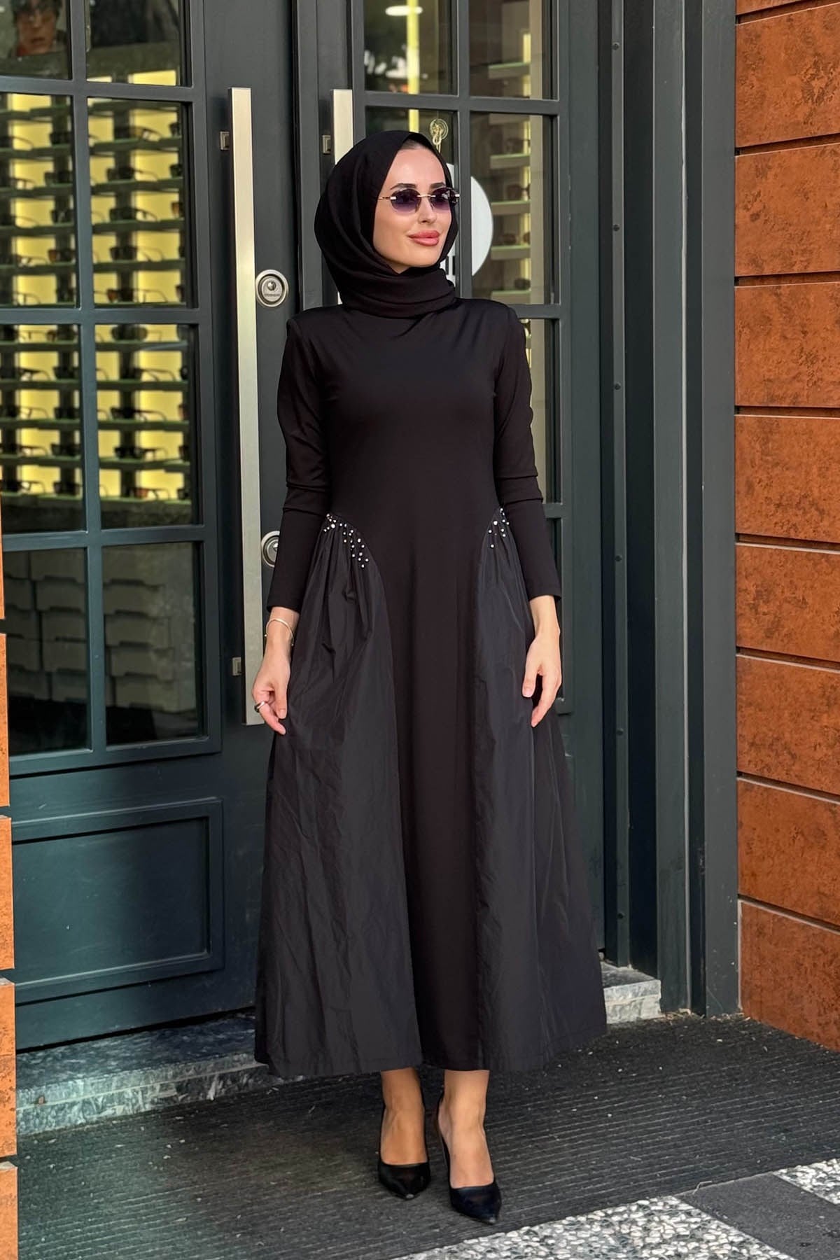 MOOROFMOOR Lioara Elbise 26W5035 Siyah
