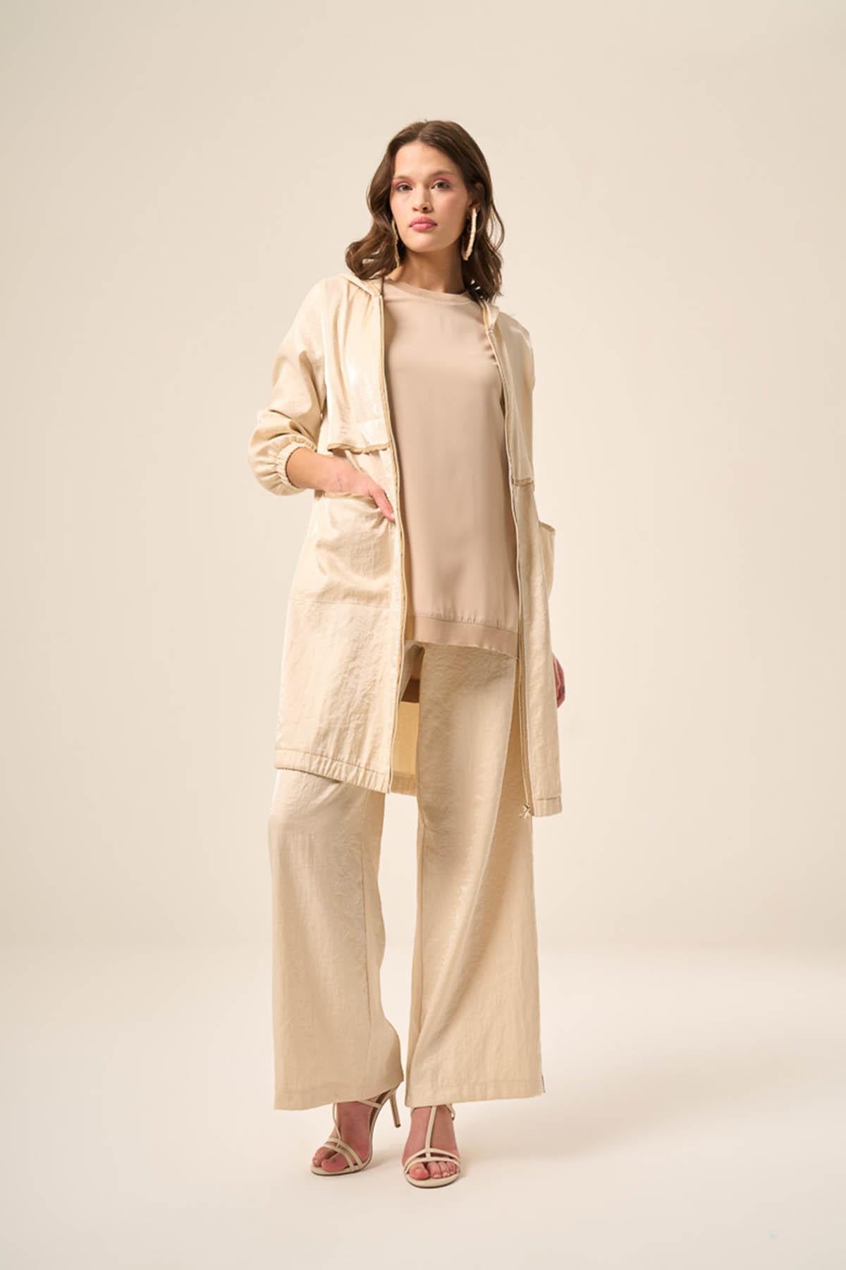 NAKİ & MASCARA Pantolon 24MY3122 Bej