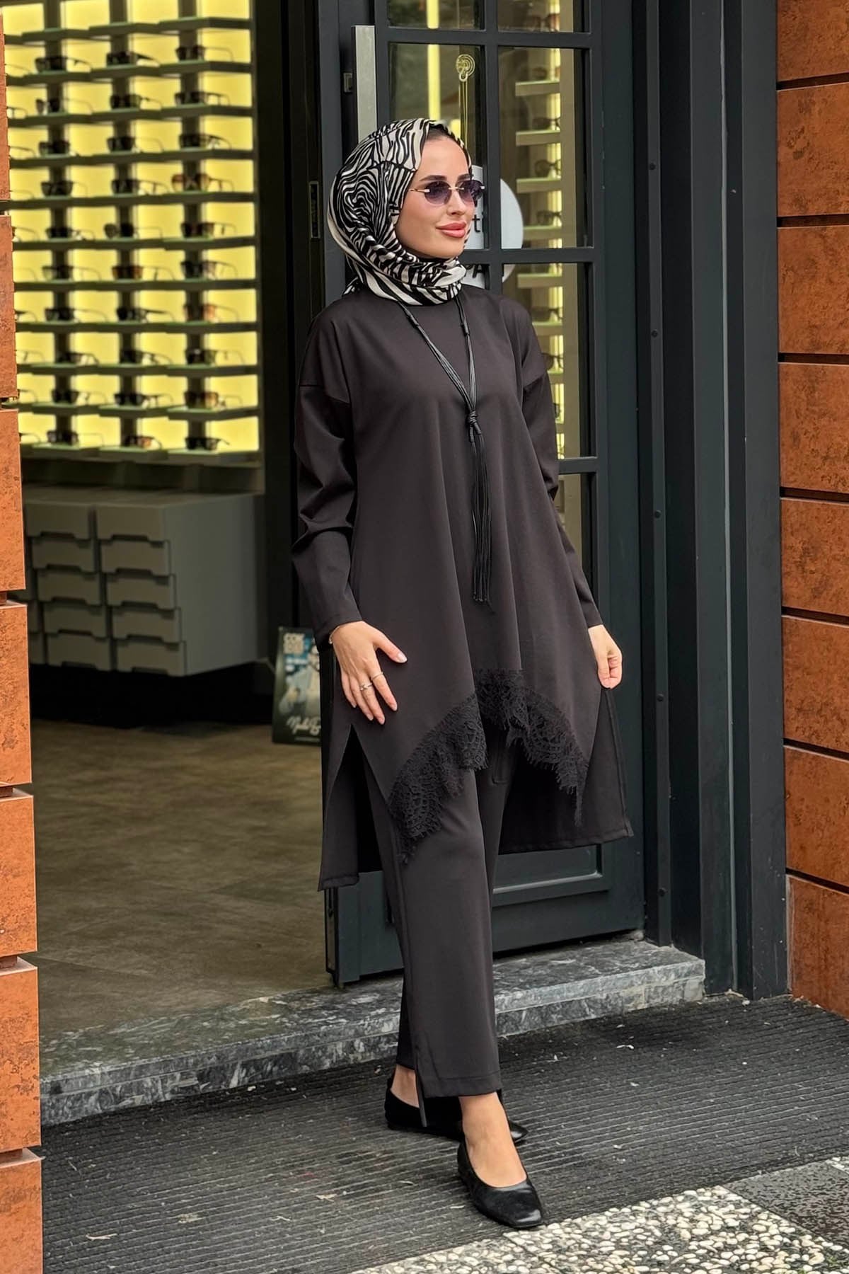 NAKİ & MASCARA Pantolonlu Takım 67MK2122T Siyah