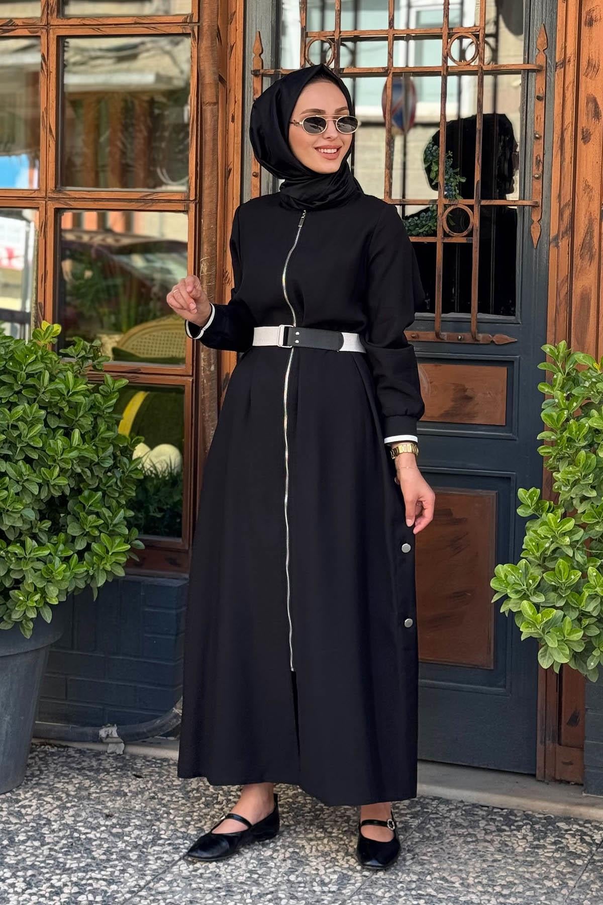 Nurcan Çetin Elbise 25255 Siyah