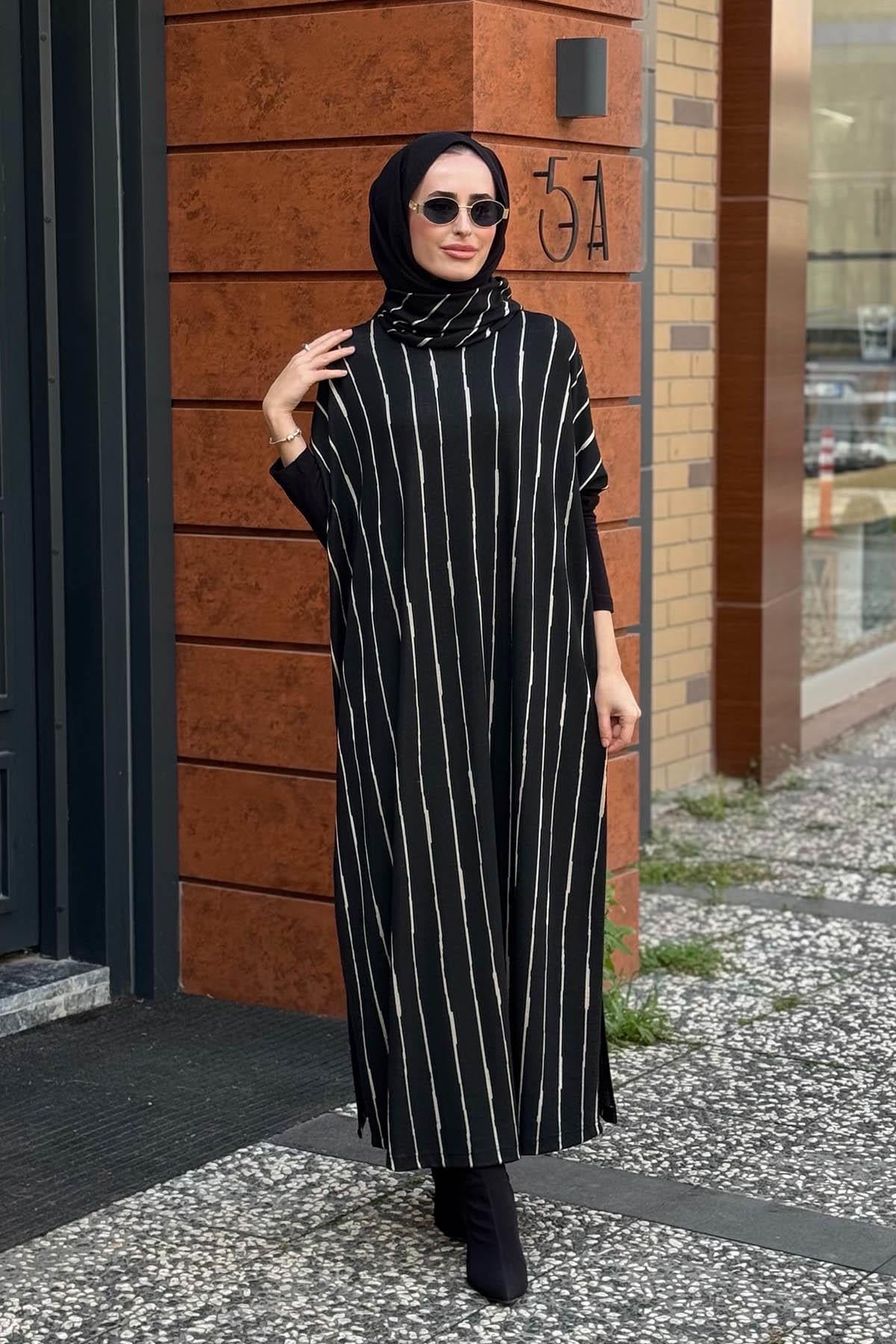 Nurcan Çetin Elbise 25618 Siyah