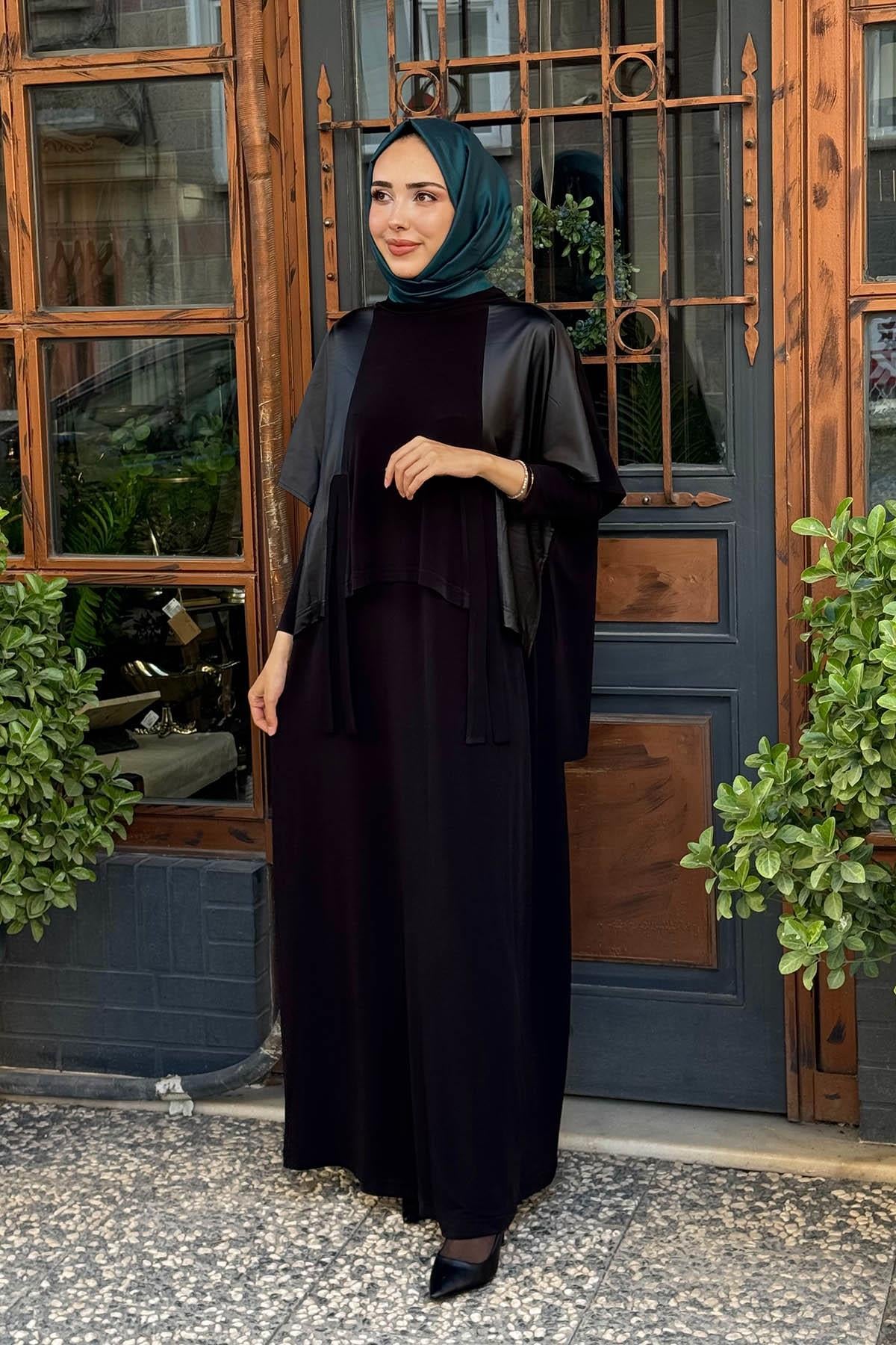 Nurcan Çetin Elbise 25623 Siyah