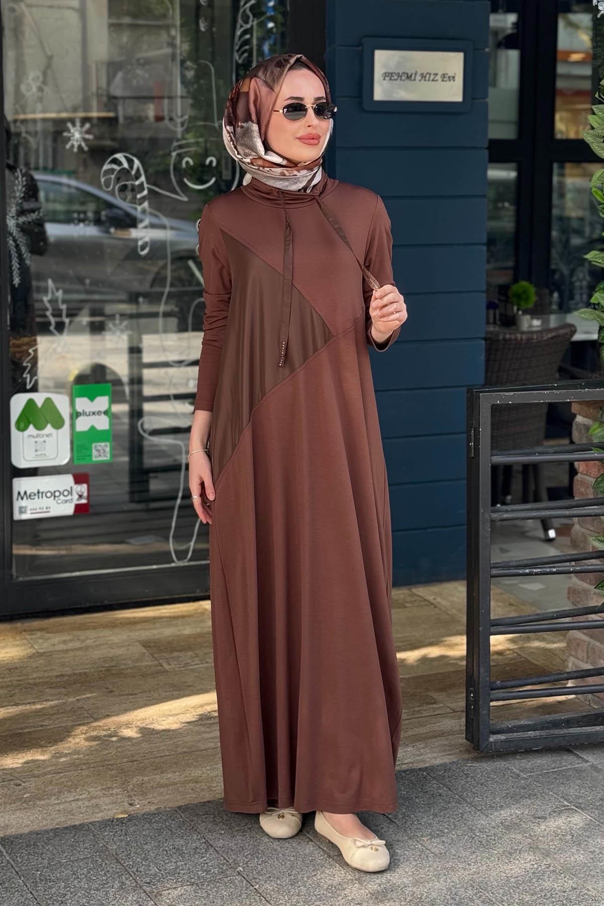 Nurcan Çetin Elbise 26124 Vizon