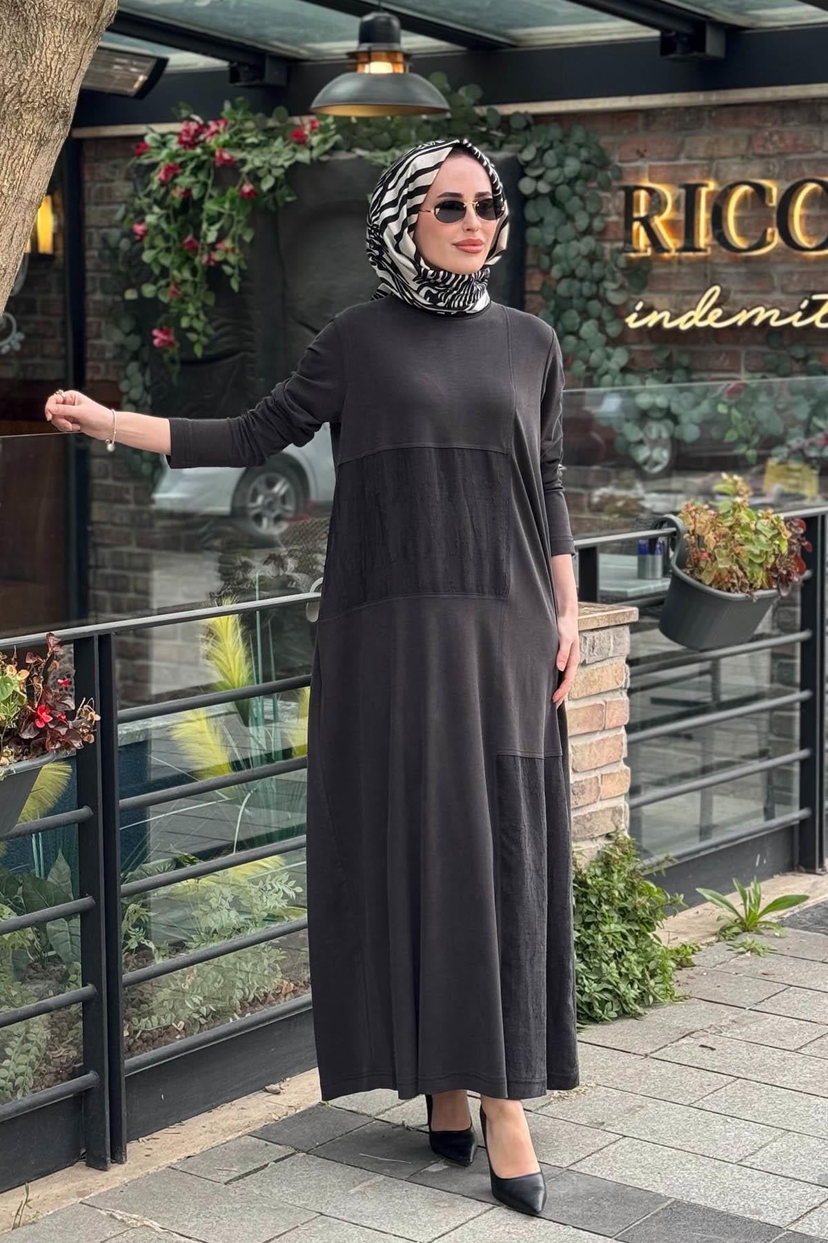 Nurcan Çetin Elbise 26135 Siyah